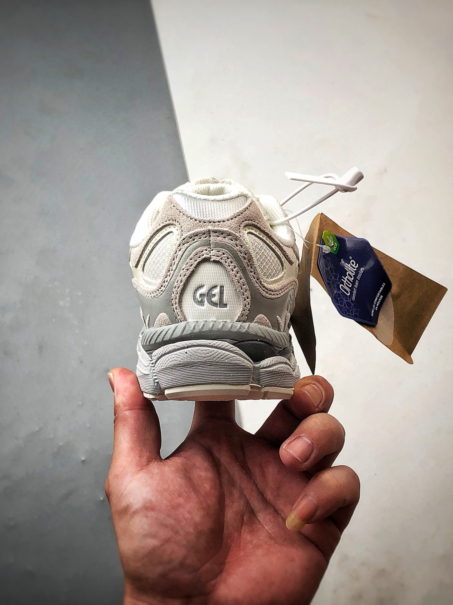 Asics Gel-NYC 复古单品 浅灰 亚瑟士新款厚底街头运动休闲鞋