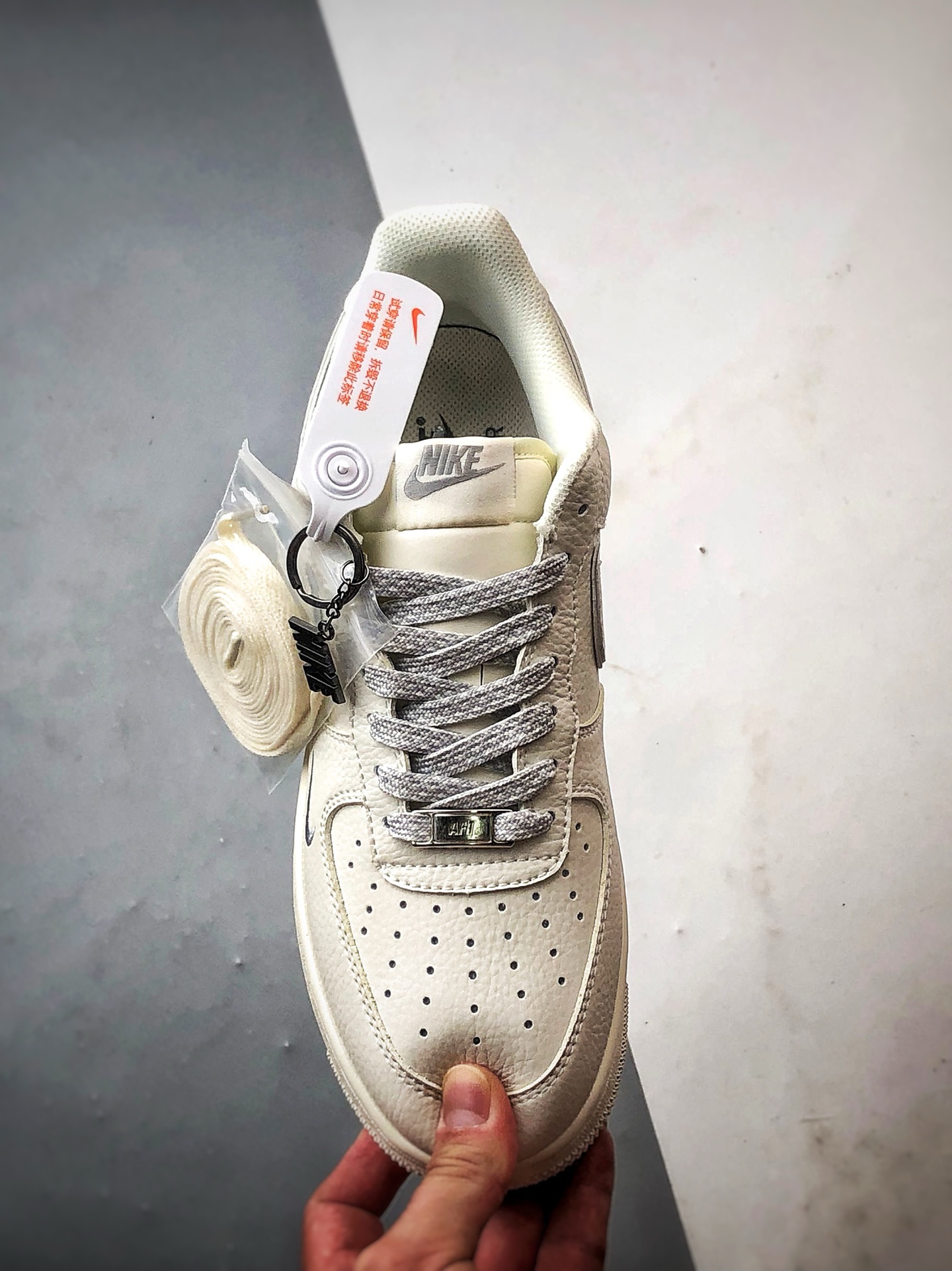 Air Force 1 '07 Low 米白灰 CS5288-033-莆田鞋,莆田鞋货源,高仿鞋,高仿鞋货源,安福档口,莆田高仿鞋,莆田鞋批发,高仿鞋批发,莆田高仿运动鞋,高仿运动鞋,莆田运动鞋 Air Force 1 '07 Low 米白灰 CS5288-033