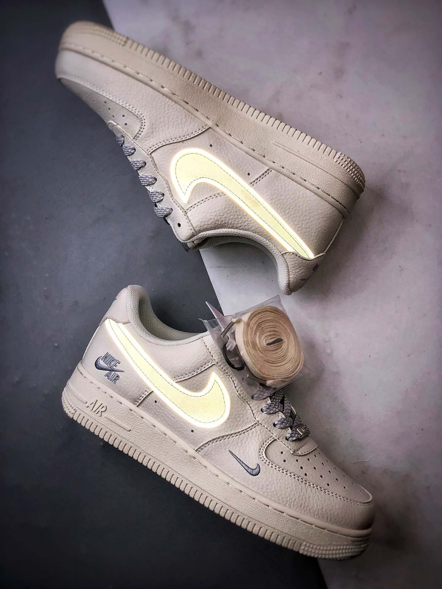 Air Force 1 '07 Low 米白灰 CS5288-033-莆田鞋,莆田鞋货源,高仿鞋,高仿鞋货源,安福档口,莆田高仿鞋,莆田鞋批发,高仿鞋批发,莆田高仿运动鞋,高仿运动鞋,莆田运动鞋 Air Force 1 '07 Low 米白灰 CS5288-033