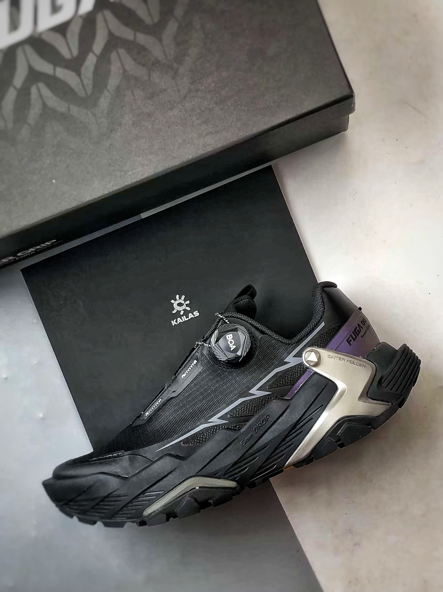 KAILAS FUGA DU BOA 墨黑色 凯乐石 大坡王越野机能跑鞋-莆田鞋,莆田鞋货源,高仿鞋,高仿鞋货源,安福档口,莆田高仿鞋,莆田鞋批发,高仿鞋批发,莆田高仿运动鞋,高仿运动鞋,莆田运动鞋 KAILAS FUGA DU BOA 墨黑色 凯乐石 大坡王越野机能跑鞋