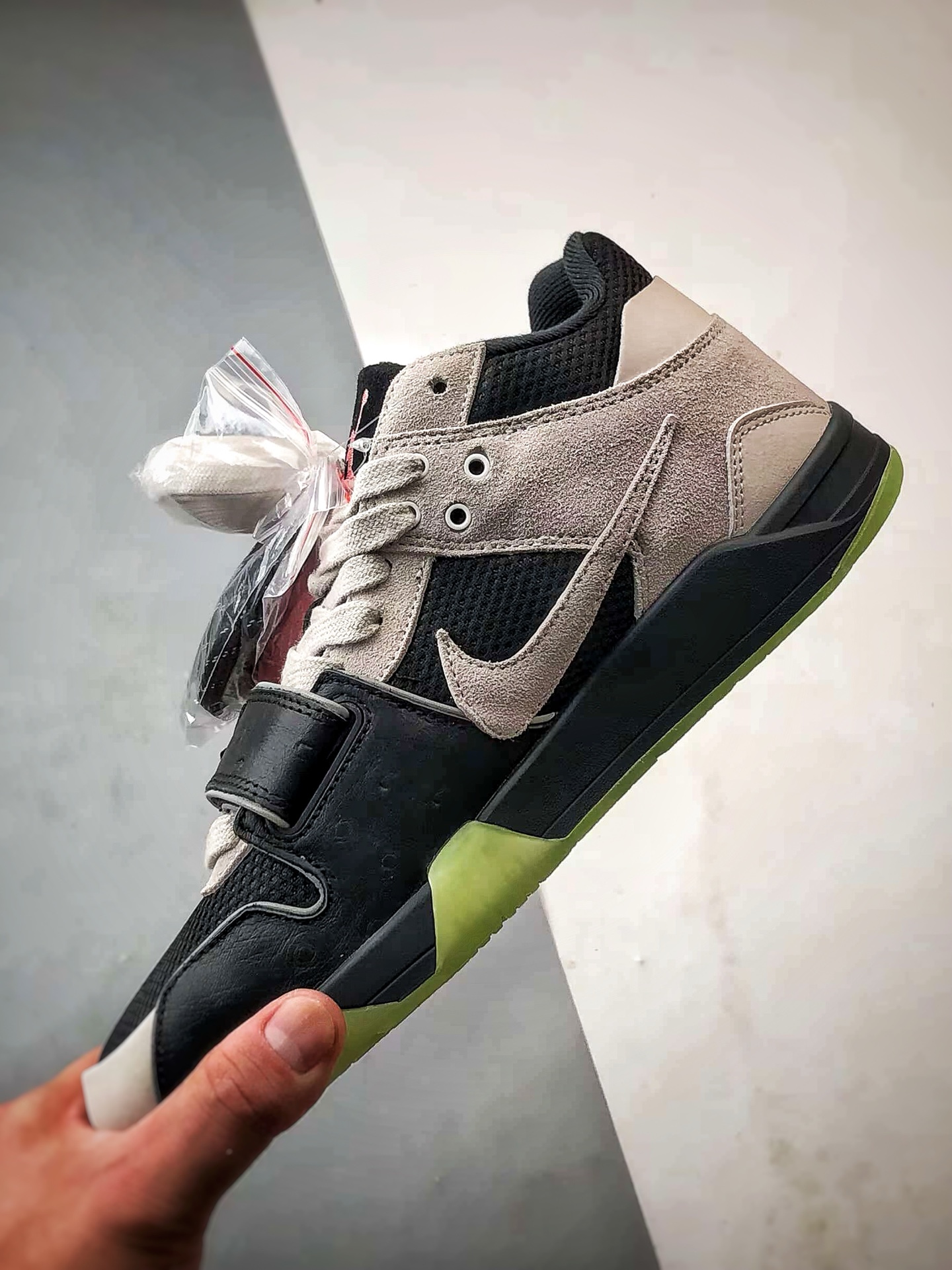 Travis Scott x Air Jordan Jumpman Jack TR TS联名款灰黑绿 IH7971-001-莆田鞋,莆田鞋货源,高仿鞋,高仿鞋货源,安福档口,莆田高仿鞋,莆田鞋批发,高仿鞋批发,莆田高仿运动鞋,高仿运动鞋,莆田运动鞋 Travis Scott x Air Jordan Jumpman Jack TR TS联名款灰黑绿 IH7971-001