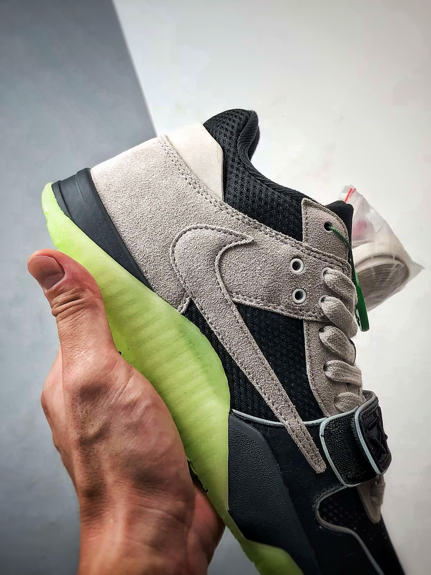 Travis Scott x Air Jordan Jumpman Jack TR TS联名款灰黑绿 IH7971-001-莆田鞋,莆田鞋货源,高仿鞋,高仿鞋货源,安福档口,莆田高仿鞋,莆田鞋批发,高仿鞋批发,莆田高仿运动鞋,高仿运动鞋,莆田运动鞋 Travis Scott x Air Jordan Jumpman Jack TR TS联名款灰黑绿 IH7971-001