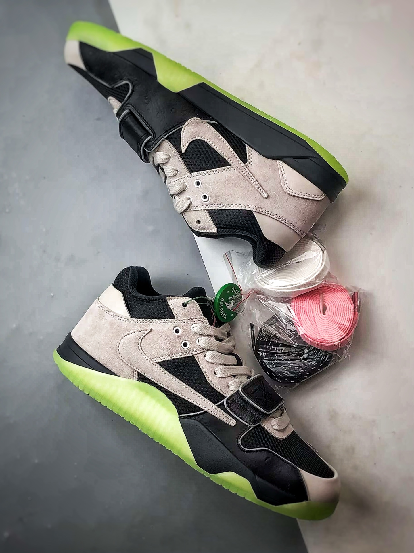 Travis Scott x Air Jordan Jumpman Jack TR TS联名款灰黑绿 IH7971-001-莆田鞋,莆田鞋货源,高仿鞋,高仿鞋货源,安福档口,莆田高仿鞋,莆田鞋批发,高仿鞋批发,莆田高仿运动鞋,高仿运动鞋,莆田运动鞋 Travis Scott x Air Jordan Jumpman Jack TR TS联名款灰黑绿 IH7971-001