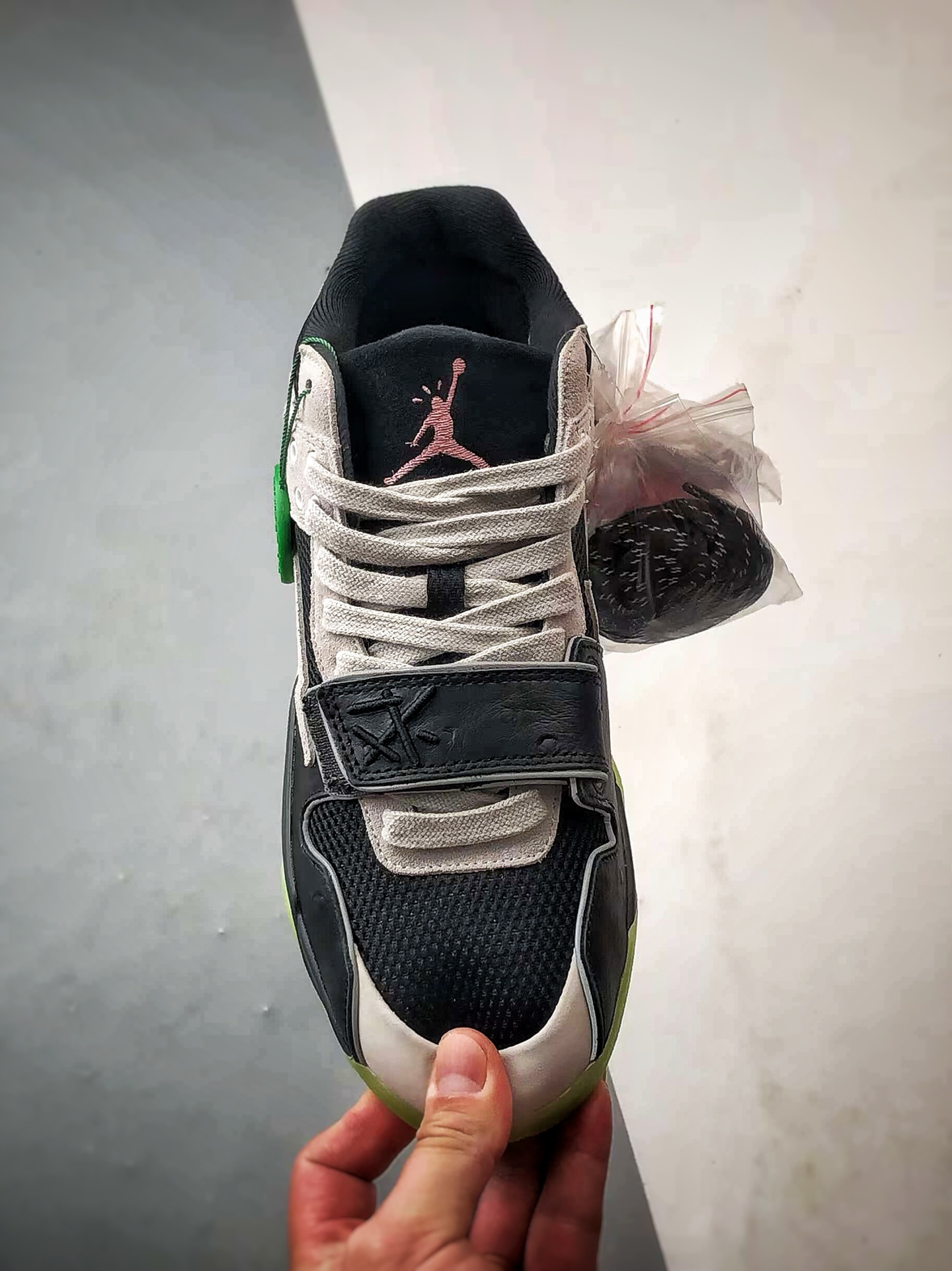 Travis Scott x Air Jordan Jumpman Jack TR TS联名款灰黑绿 IH7971-001-莆田鞋,莆田鞋货源,高仿鞋,高仿鞋货源,安福档口,莆田高仿鞋,莆田鞋批发,高仿鞋批发,莆田高仿运动鞋,高仿运动鞋,莆田运动鞋 Travis Scott x Air Jordan Jumpman Jack TR TS联名款灰黑绿 IH7971-001