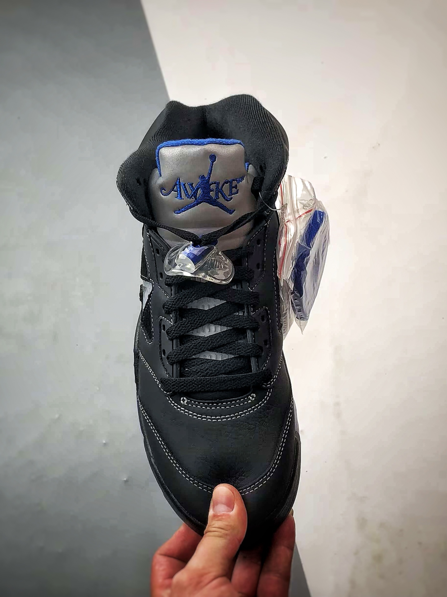 Awake NY x Air Jordan 5 ”Black/Racer Blue” AJ5联名黑蓝 DV4982-004