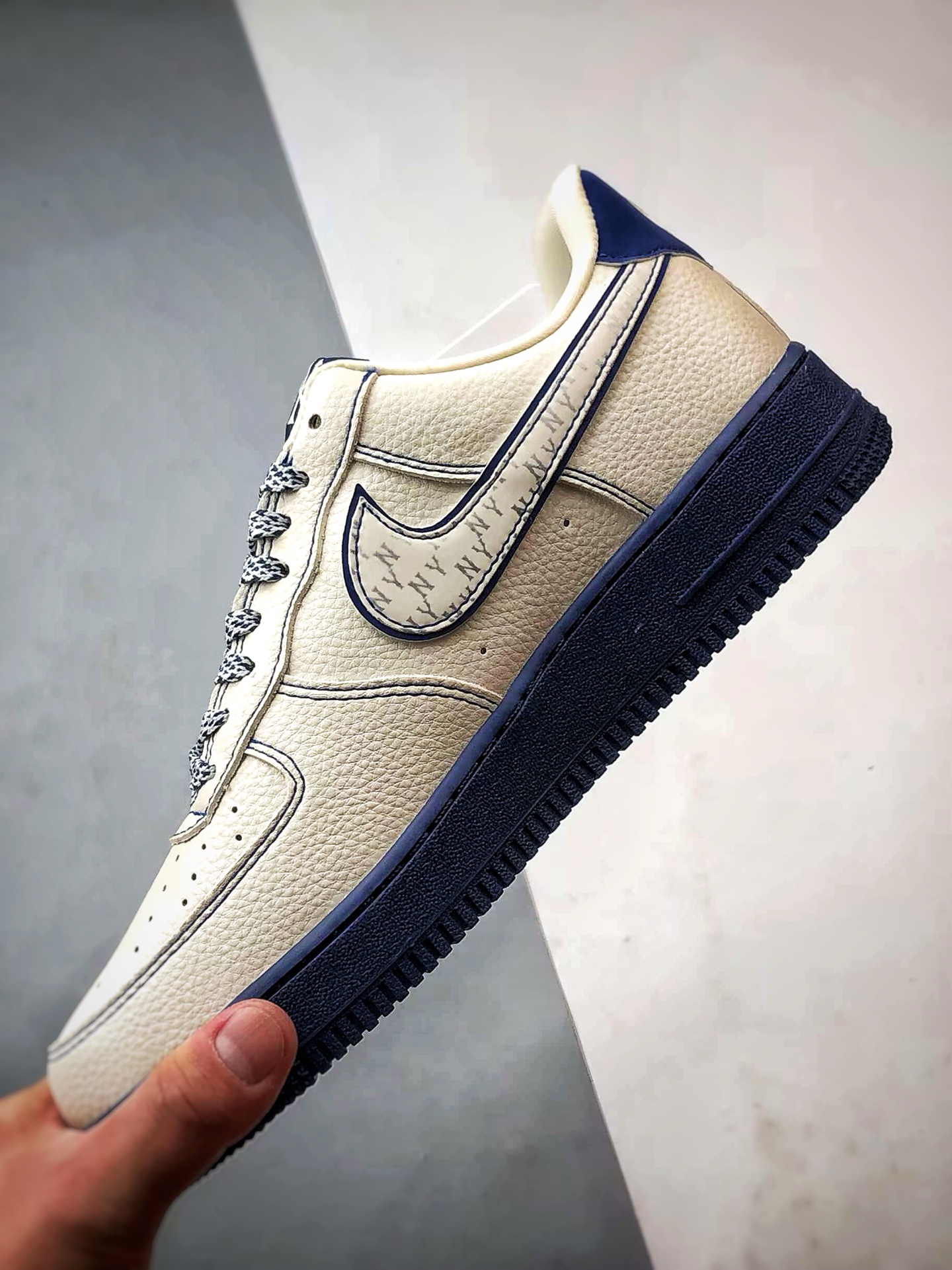 MLB x Air Force 1 Low 米白蓝 KJ1688-010