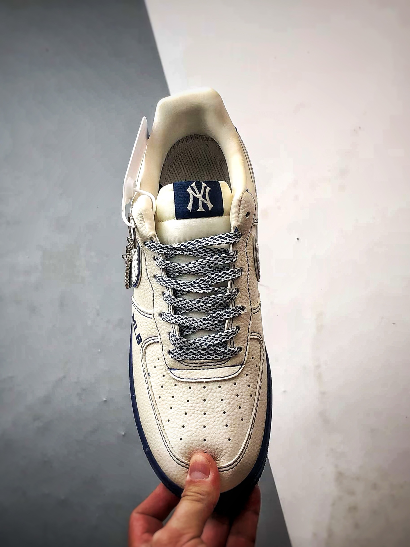 MLB x Air Force 1 Low 米白蓝 KJ1688-010
