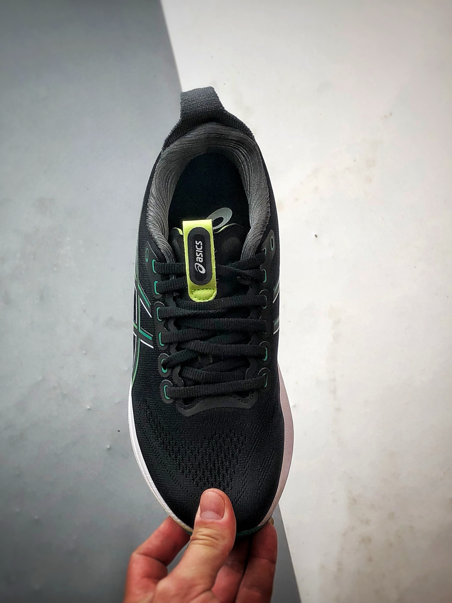 Asics Gel-Kayano 32 黑绿 卡亚诺32代有氧轻量运动慢跑鞋 1012B904-001