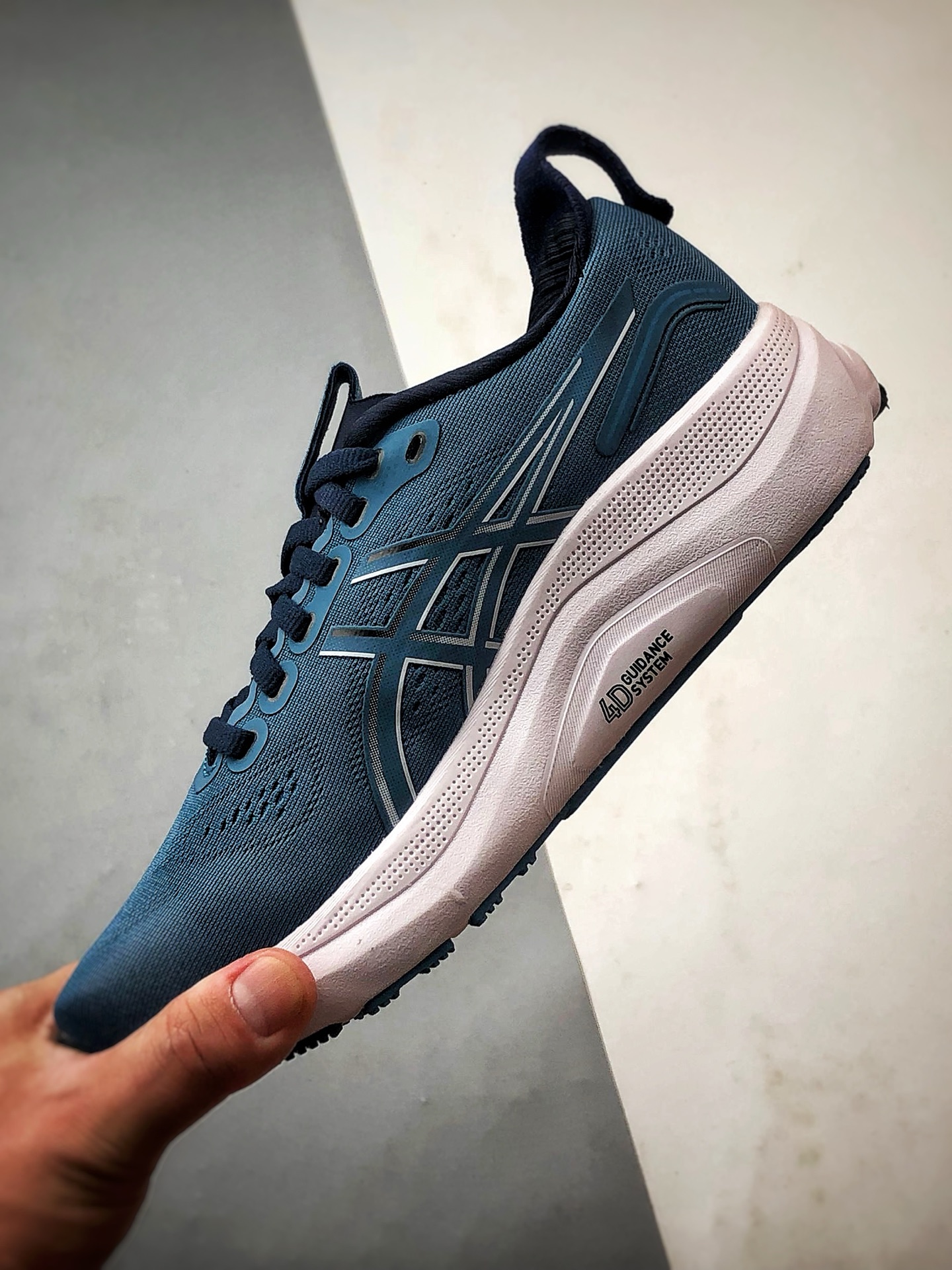Asics Gel-Kayano 32 蓝色 卡亚诺32代有氧轻量运动慢跑鞋 1011C051-401