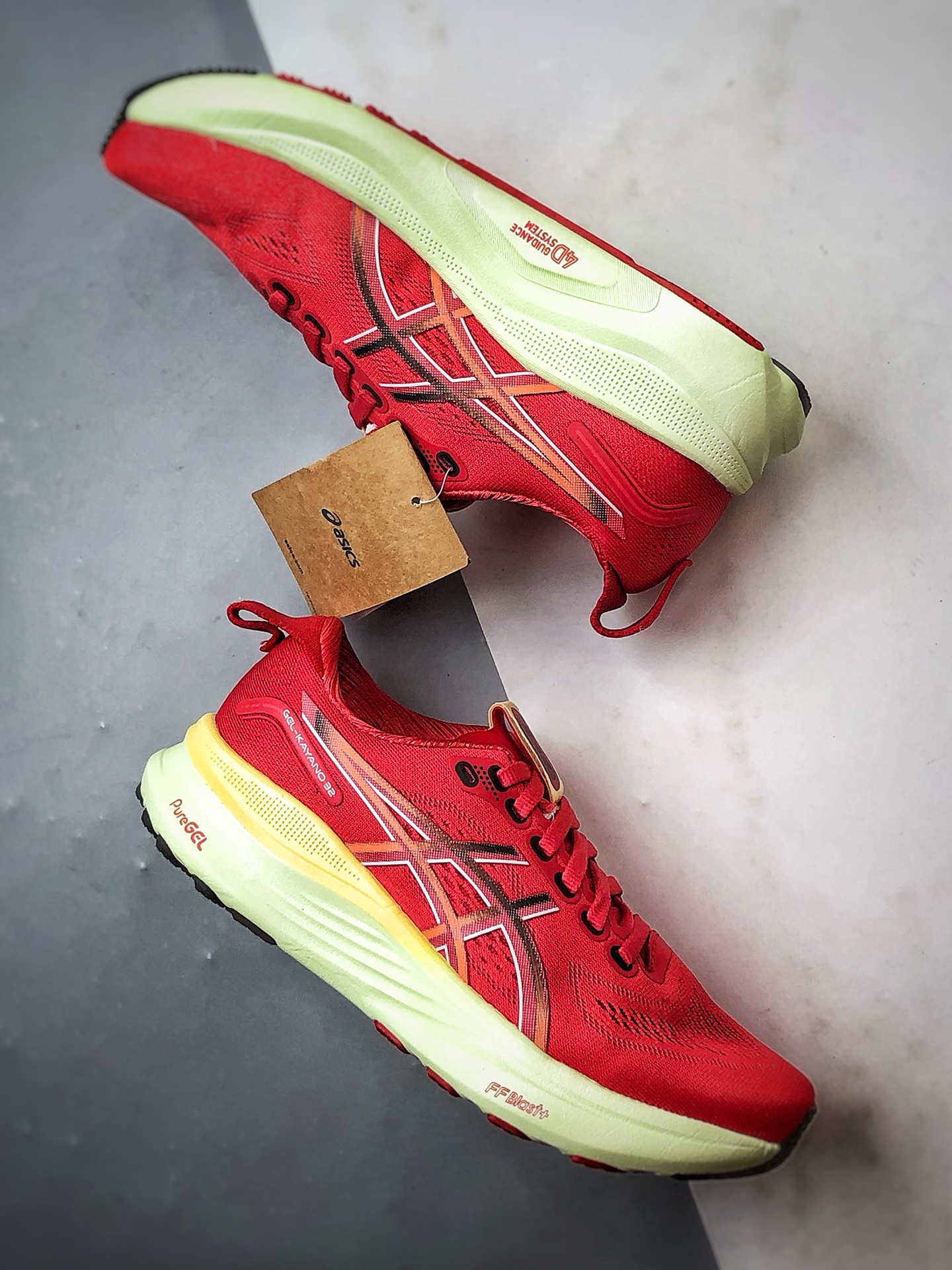 Asics Gel-Kayano 32 红色 卡亚诺32代有氧轻量运动慢跑鞋 10112B838-700