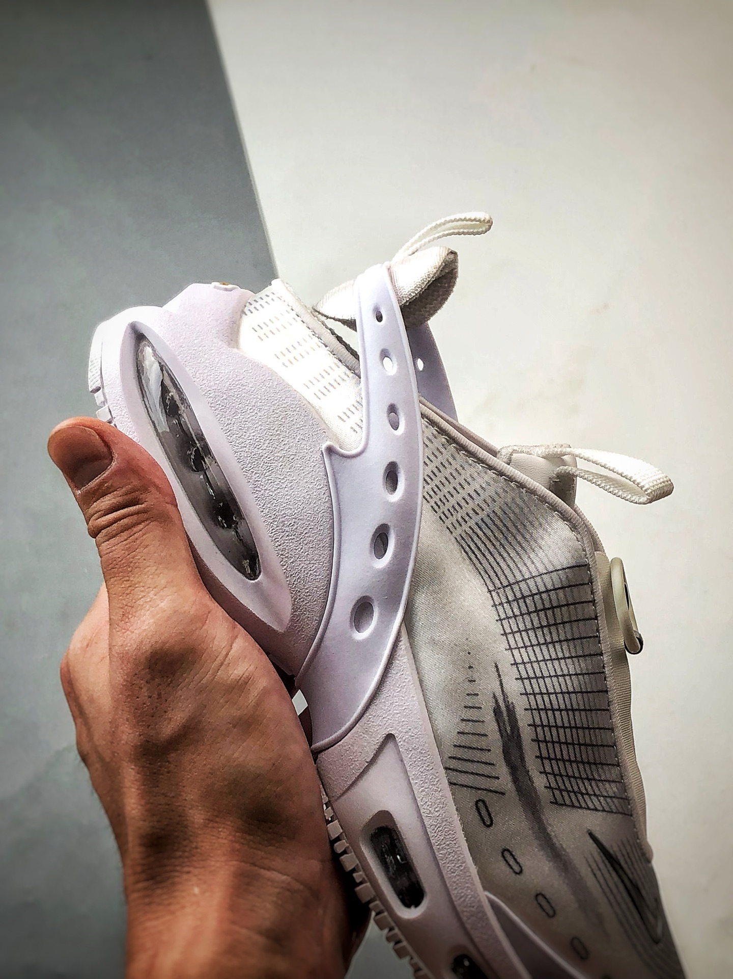 NK Air Max Craze 白色 全掌气垫休闲透气跑步鞋