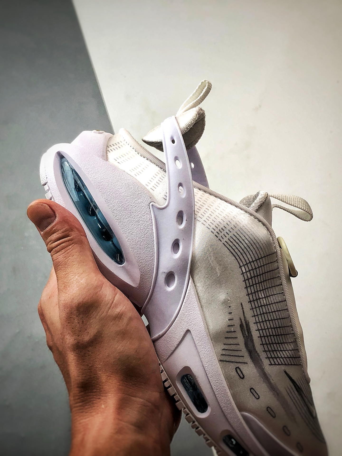 NK Air Max Craze 白蓝 全掌气垫休闲透气跑步鞋