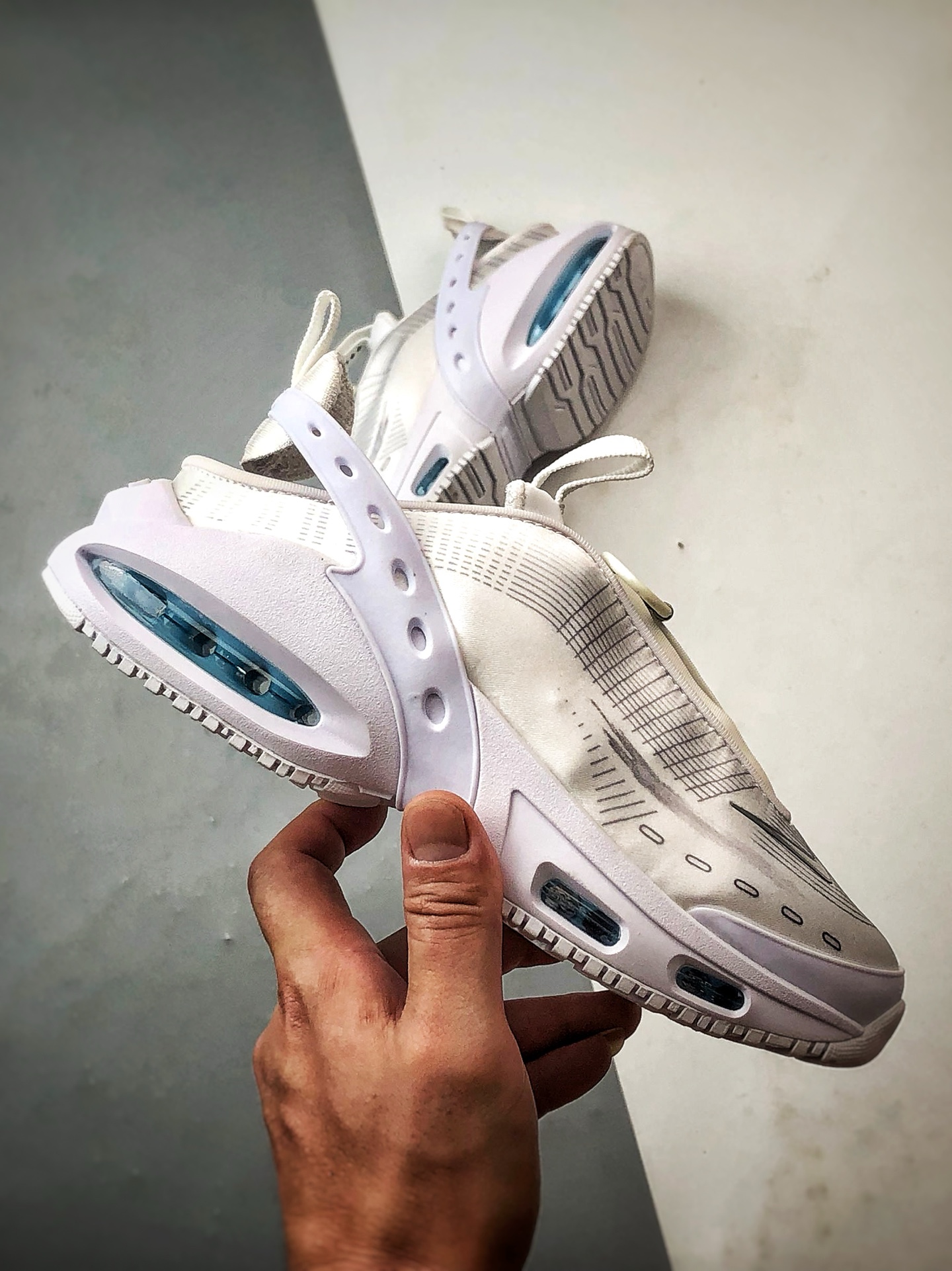 NK Air Max Craze 白蓝 全掌气垫休闲透气跑步鞋