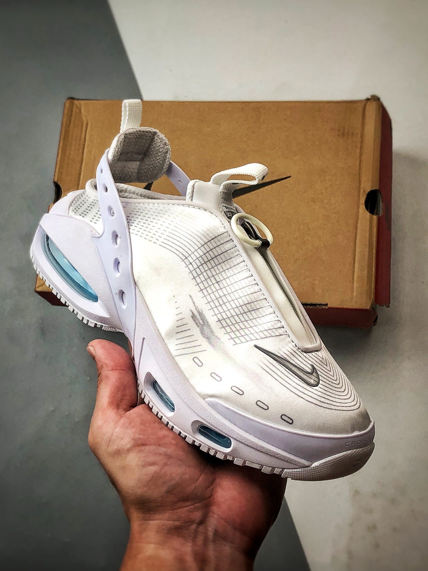 NK Air Max Craze 白蓝 全掌气垫休闲透气跑步鞋