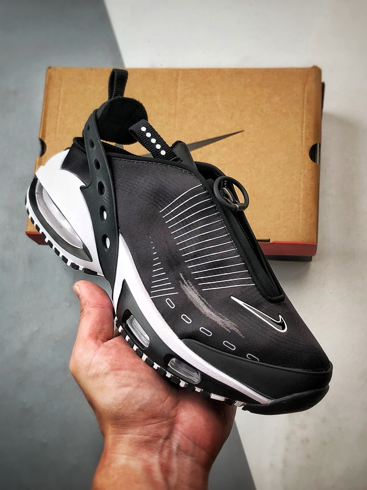 220 NK Air Max Craze 黑白 全掌气垫休闲透气跑步鞋