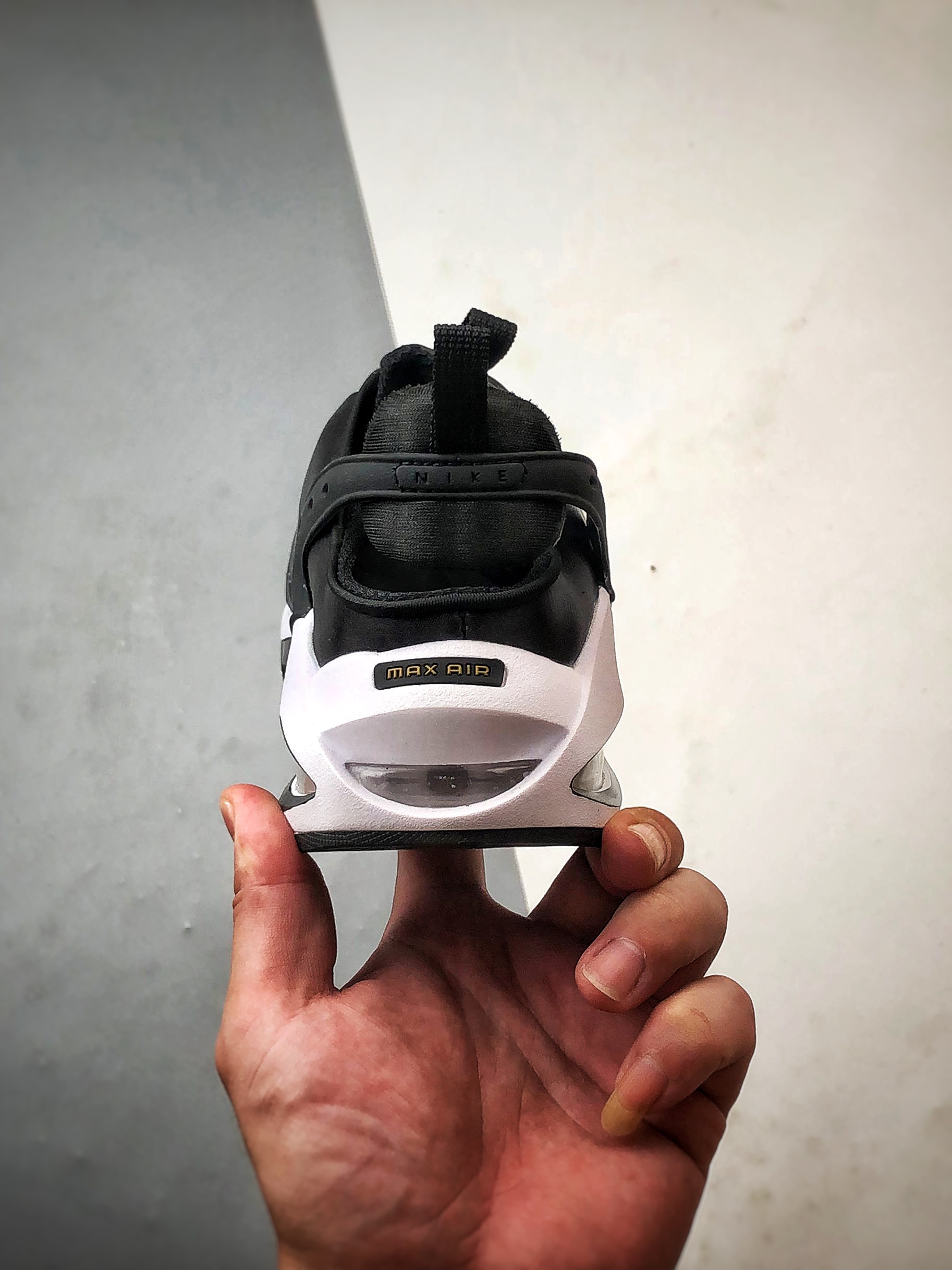 220 NK Air Max Craze 黑白 全掌气垫休闲透气跑步鞋