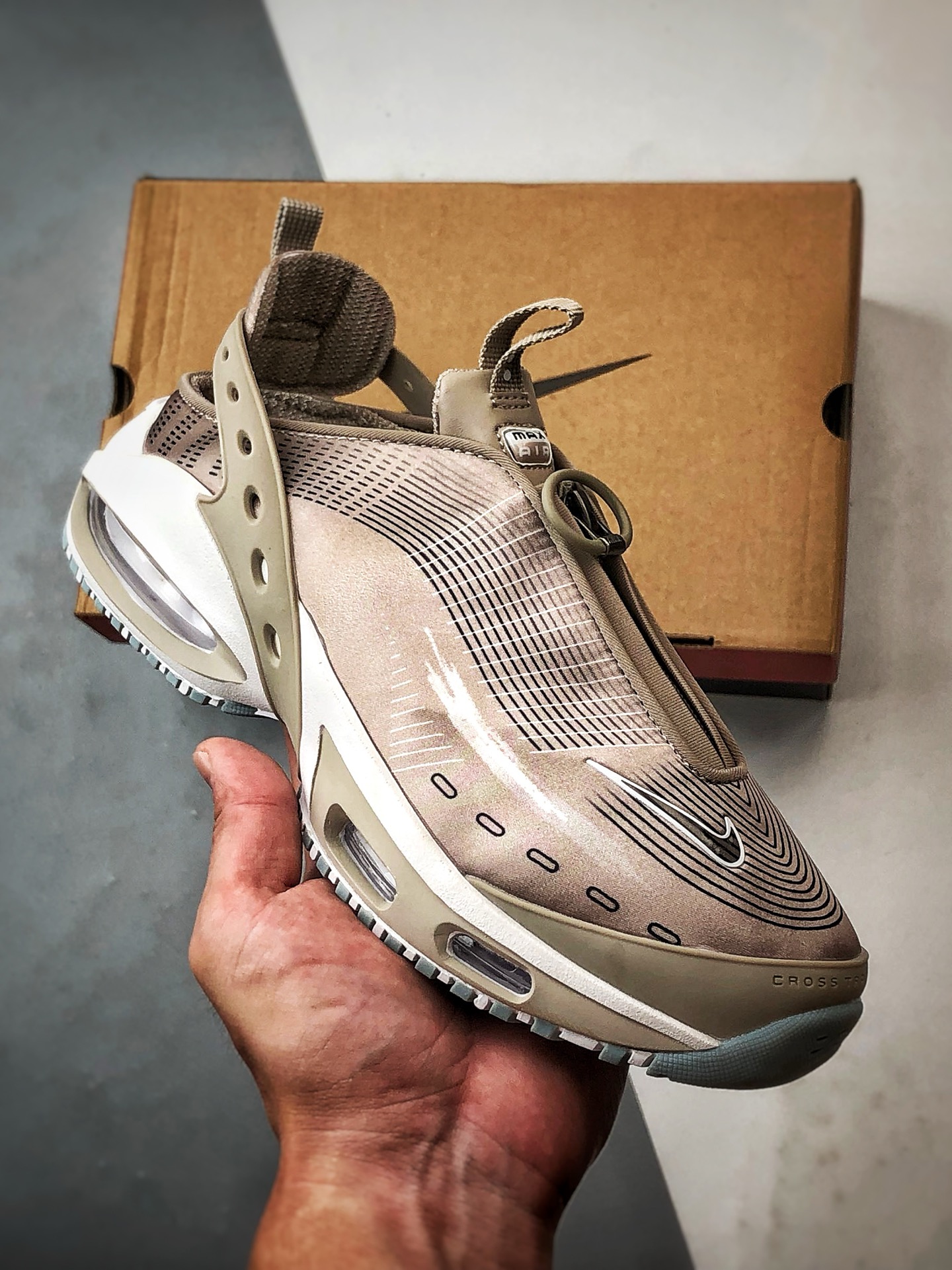 NK Air Max Craze 米棕 全掌气垫休闲透气跑步鞋