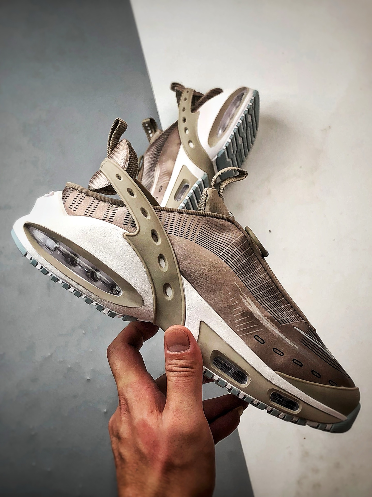 NK Air Max Craze 米棕 全掌气垫休闲透气跑步鞋