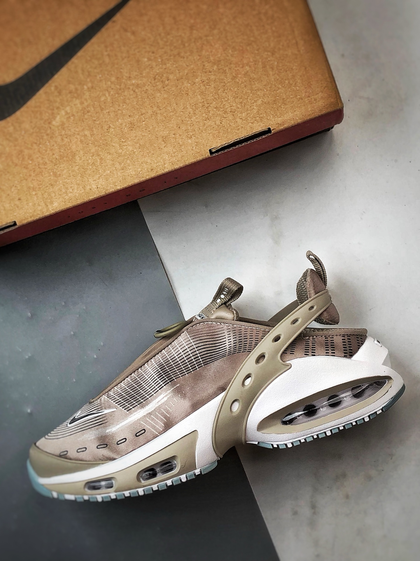NK Air Max Craze 米棕 全掌气垫休闲透气跑步鞋
