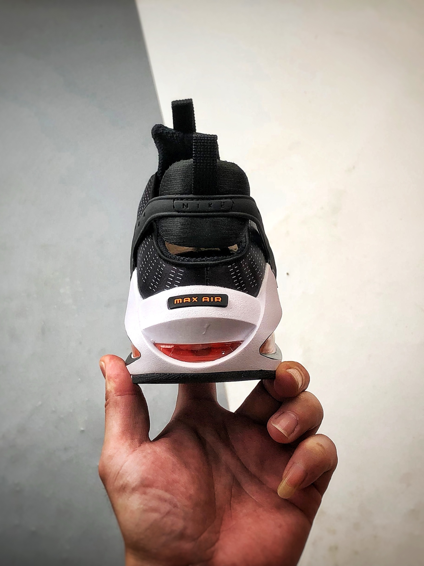 200 NK Air Max Craze 黑橙 全掌气垫休闲透气跑步鞋
