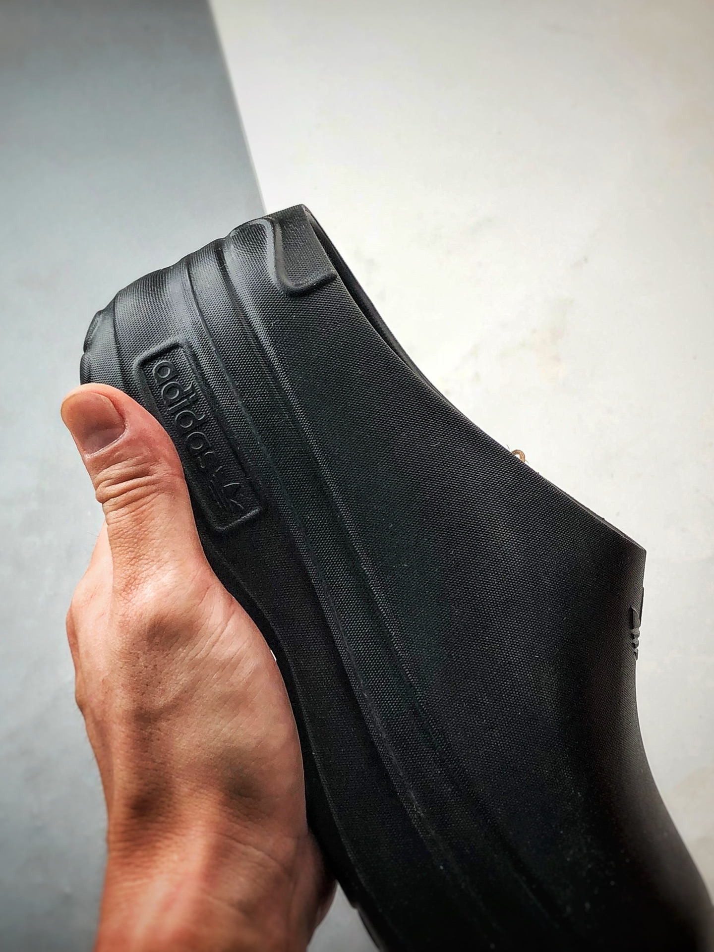 AD Originals AdiFOM Stan Smith Mule 黑色 防滑耐磨轻便运动凉鞋穆勒厨师鞋