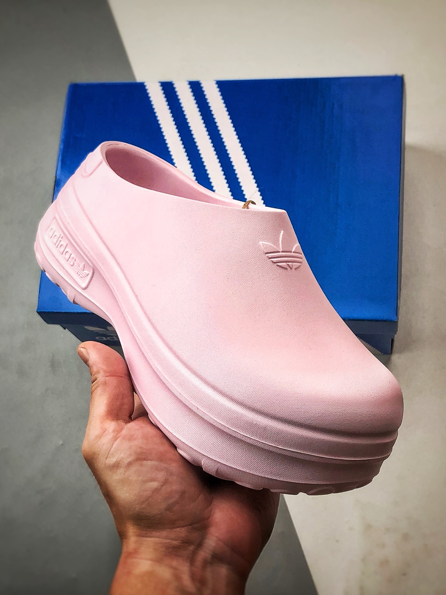 AD Originals AdiFOM Stan Smith Mule 粉色 防滑耐磨轻便运动凉鞋穆勒厨师鞋