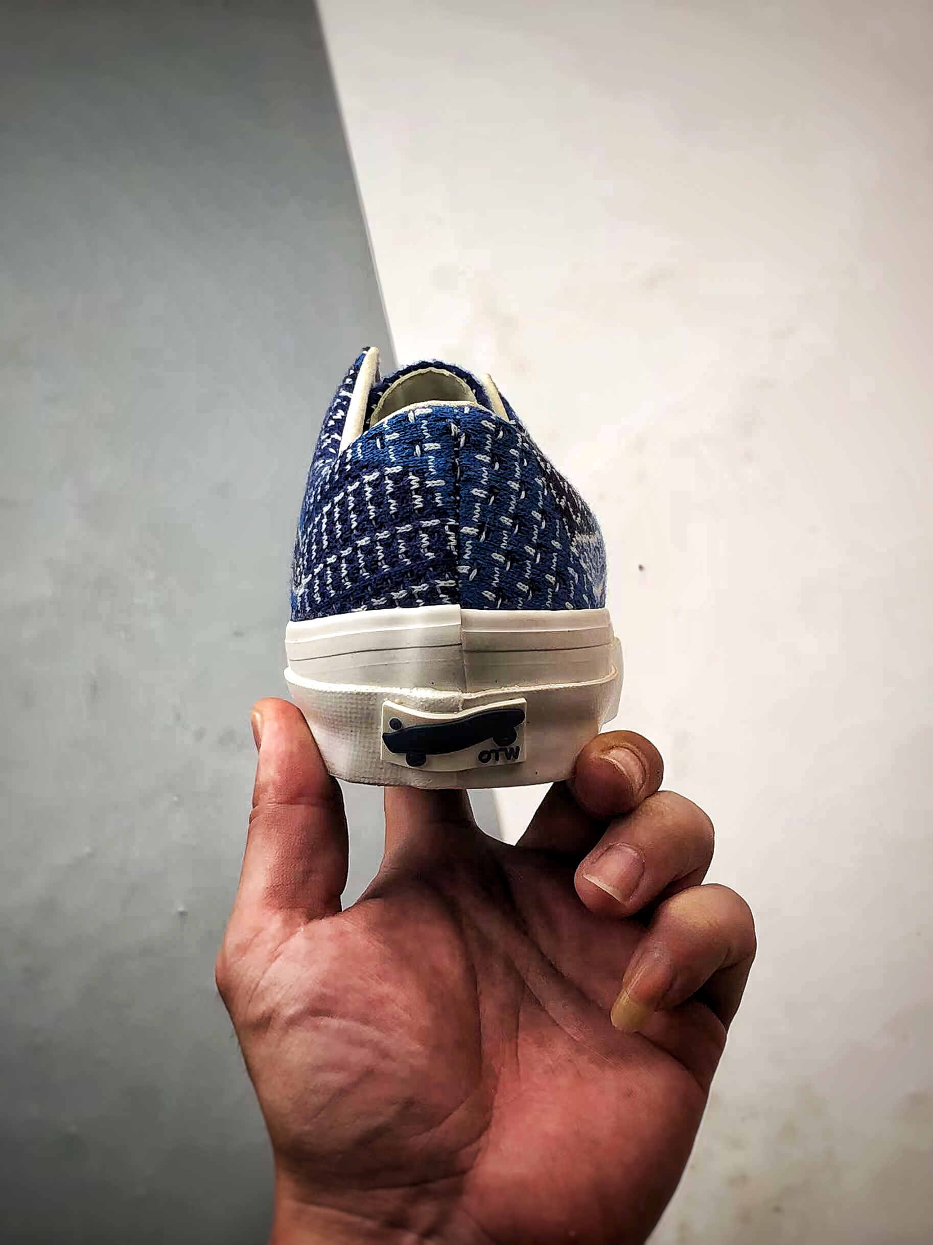 FDMTL x Vans Old Skool 36 蓝色编织 高端支线联名 复古休闲百搭滑板鞋 VN000SHXBLU