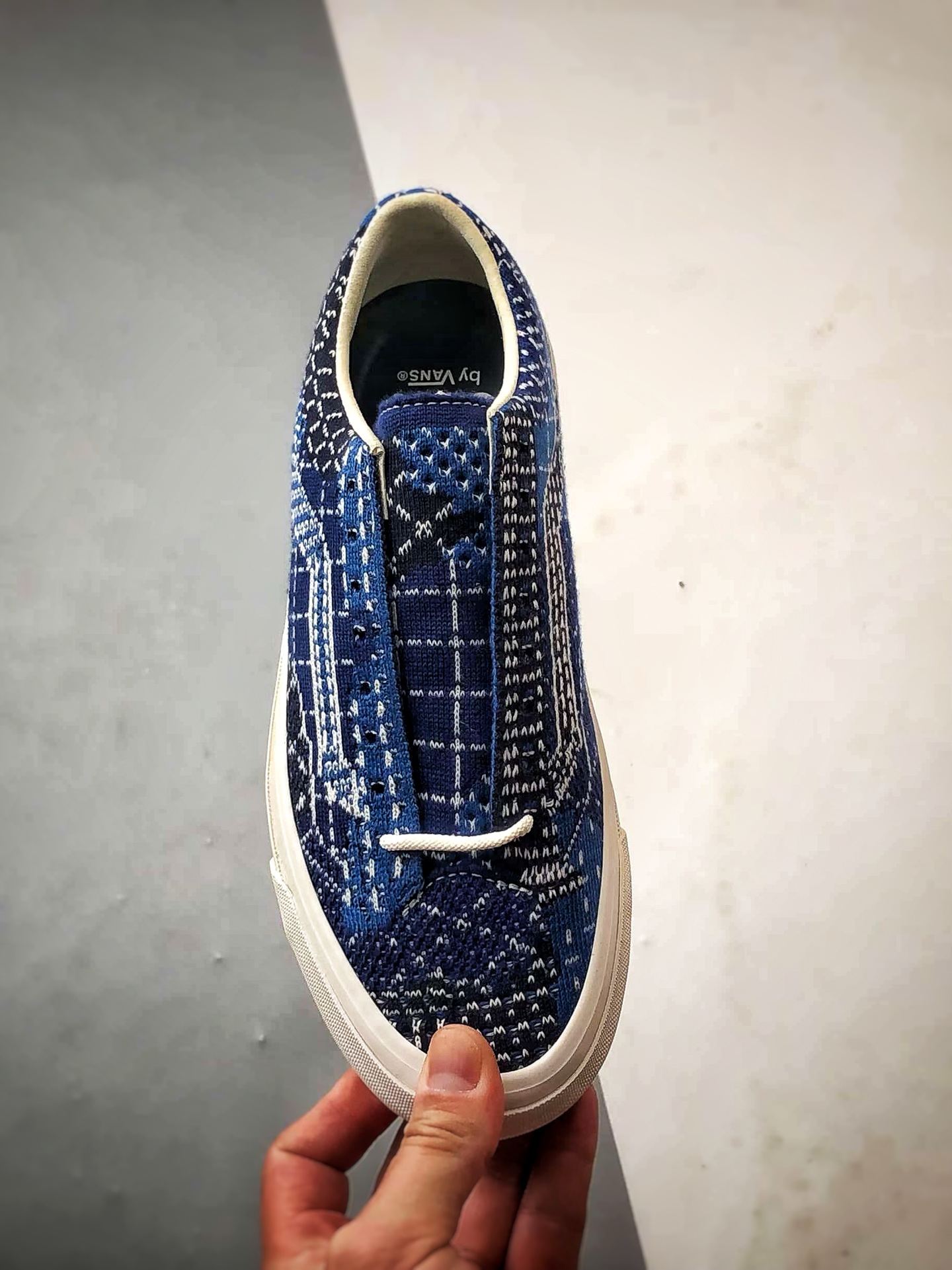FDMTL x Vans Old Skool 36 蓝色编织 高端支线联名 复古休闲百搭滑板鞋 VN000SHXBLU