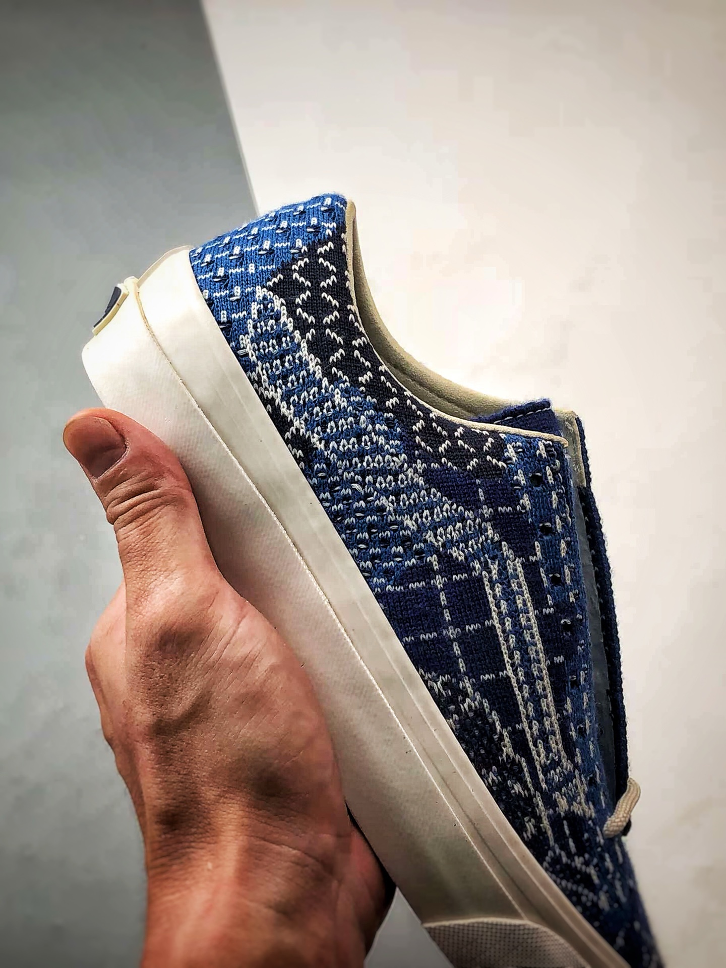 FDMTL x Vans Old Skool 36 蓝色编织 高端支线联名 复古休闲百搭滑板鞋 VN000SHXBLU