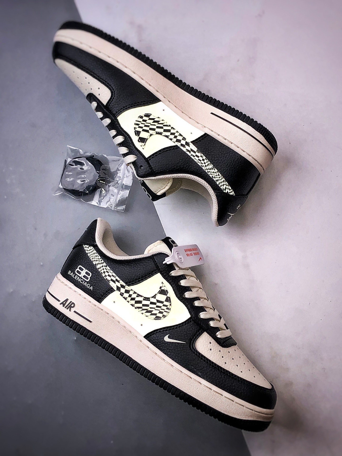 280 Blcg x Air Force 1 Low 白黑格子钩  HJ3318-003