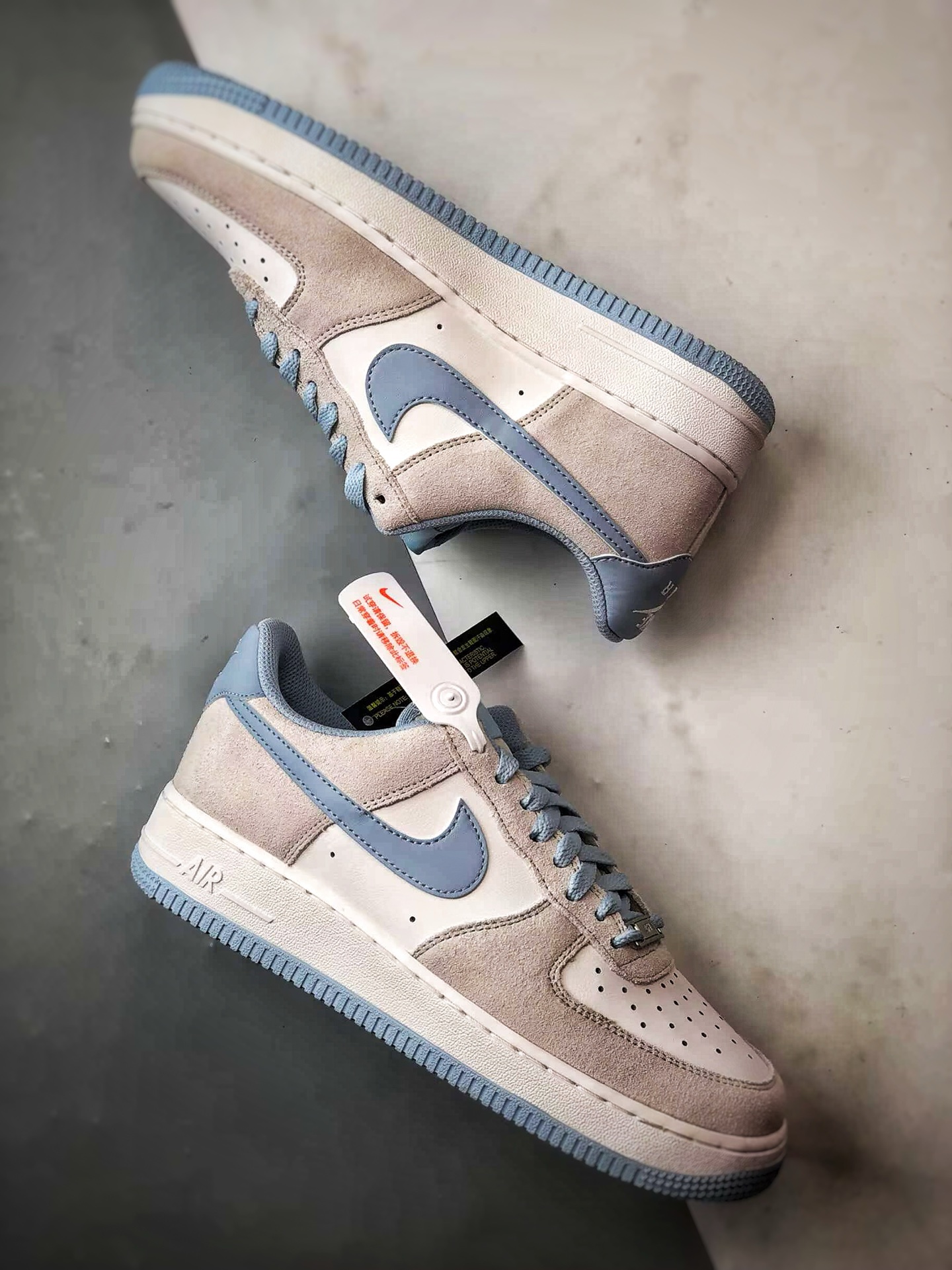 Air Force 1 '07 Low 灰白蓝 FQ8714-005