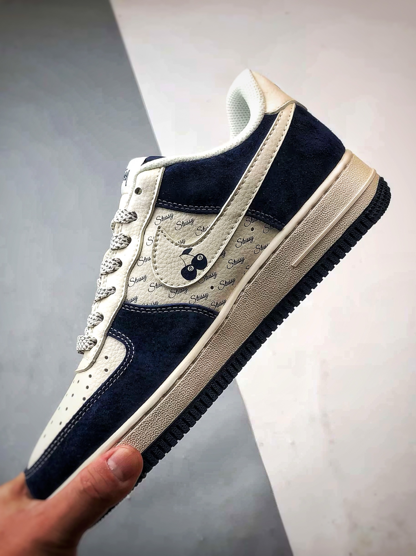Stussy x Air Force 1 Low 白深蓝 SM6188-673