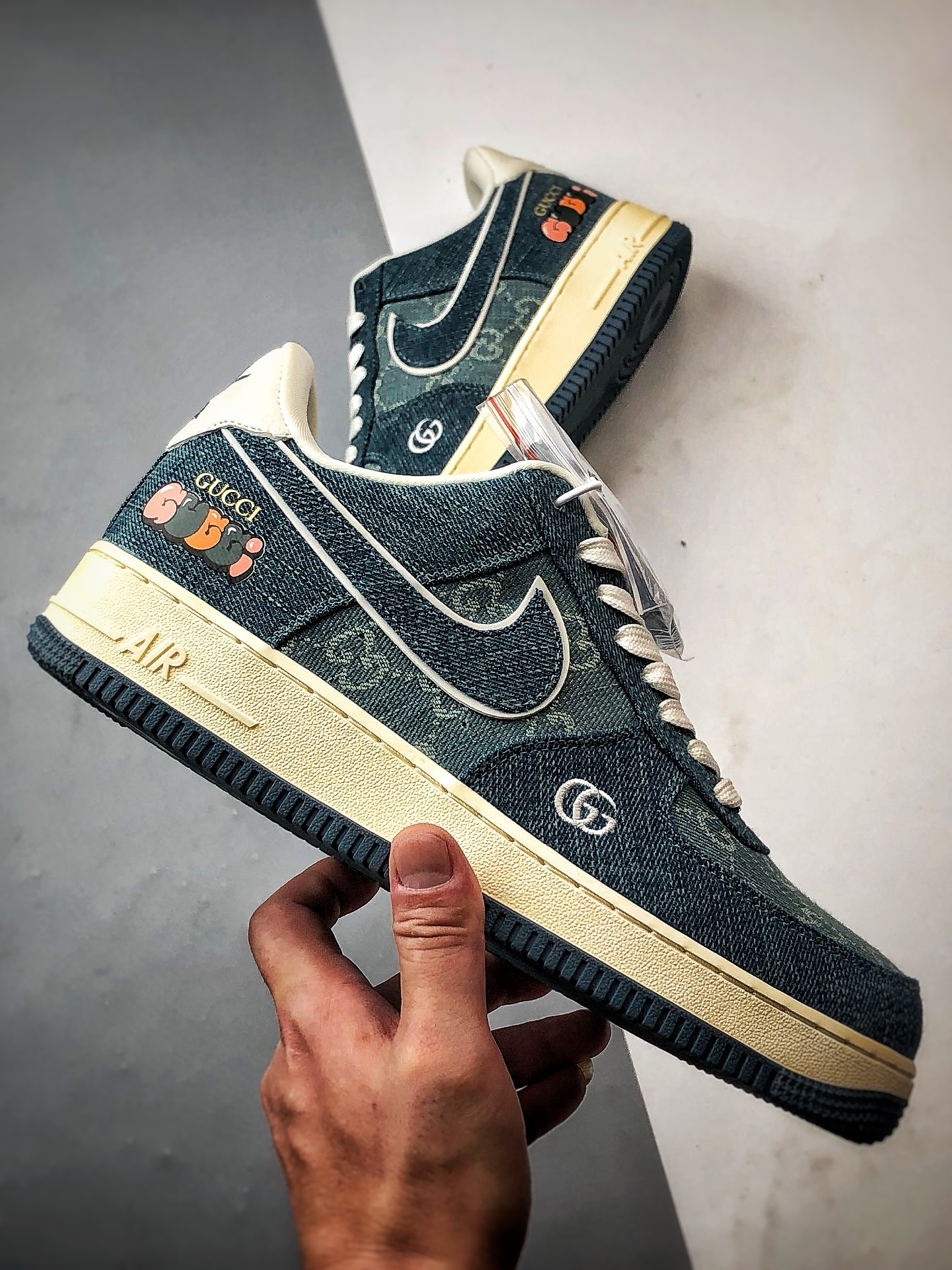 Gucci x Air Force 1 Low 印花蓝牛仔 SC0601-561