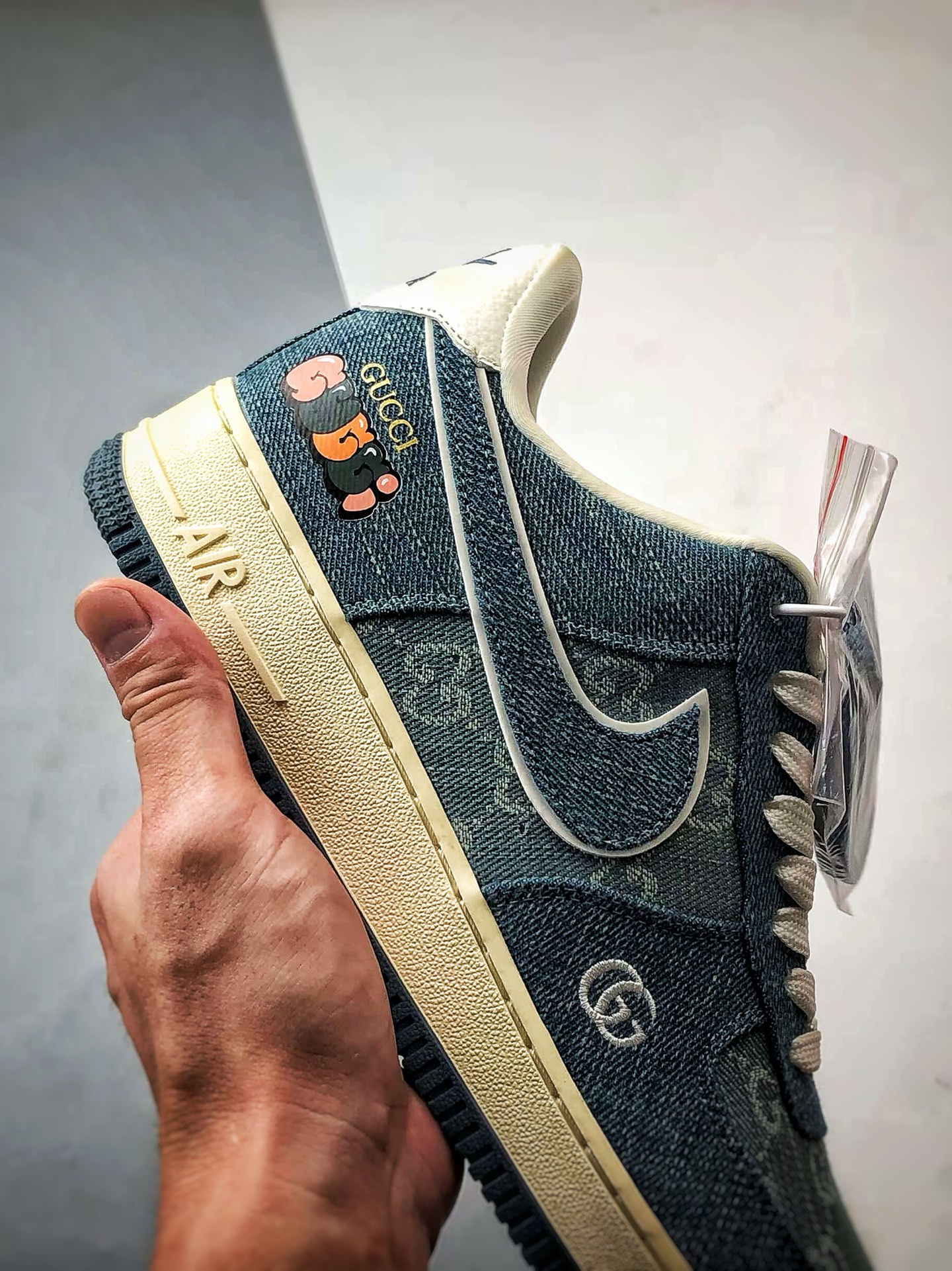 Gucci x Air Force 1 Low 印花蓝牛仔 SC0601-561