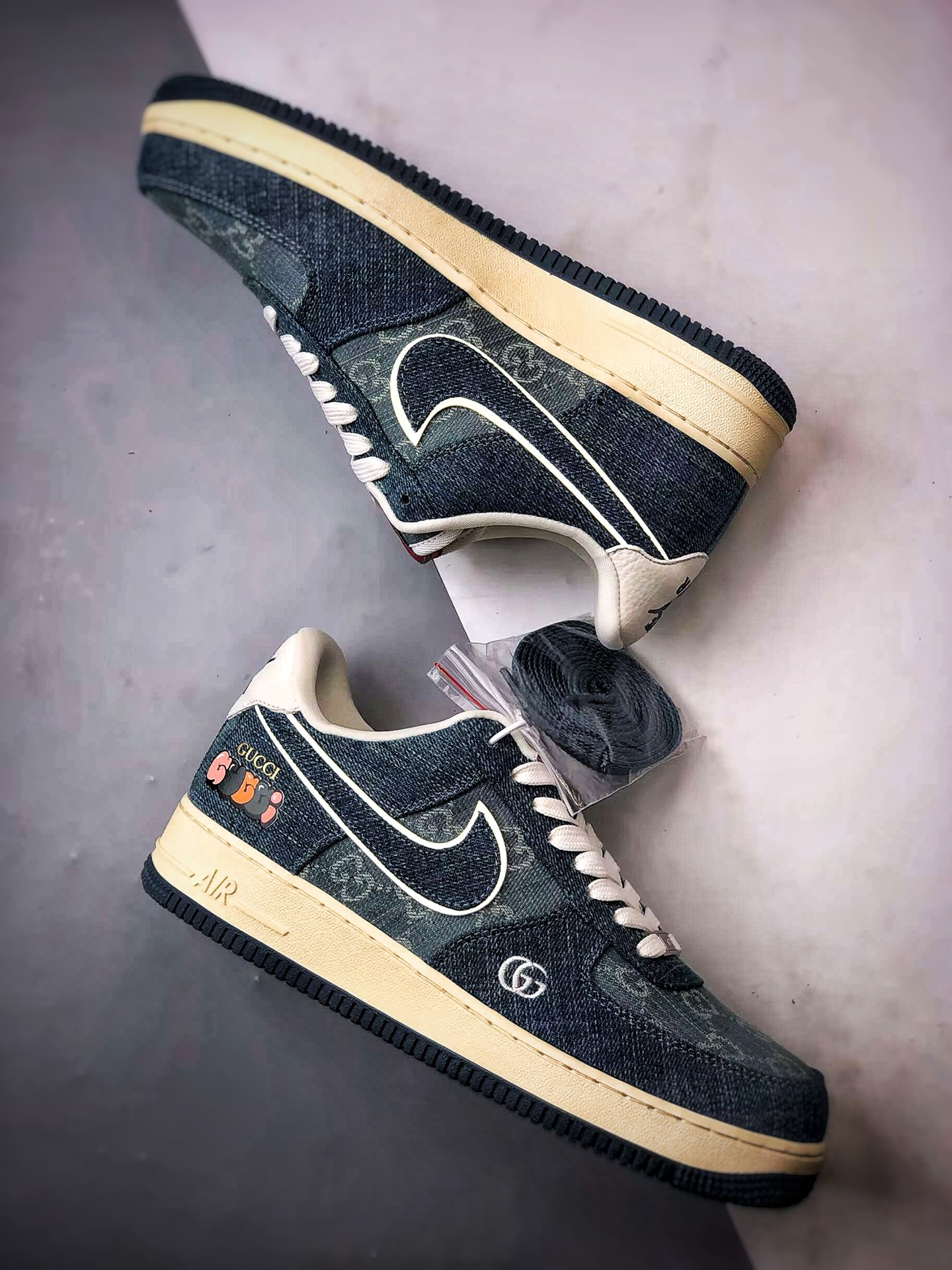 Gucci x Air Force 1 Low 印花蓝牛仔 SC0601-561