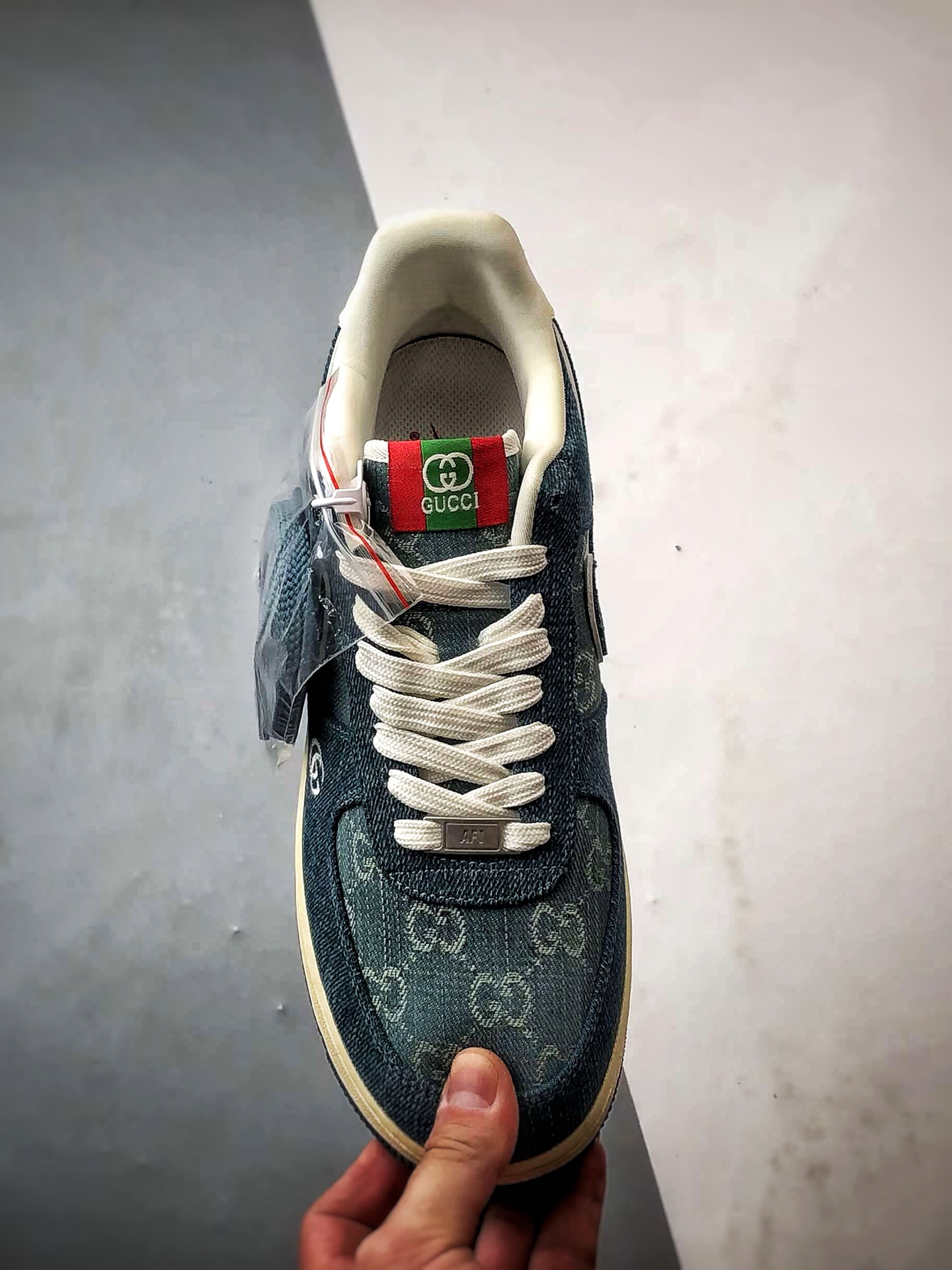 Gucci x Air Force 1 Low 印花蓝牛仔 SC0601-561