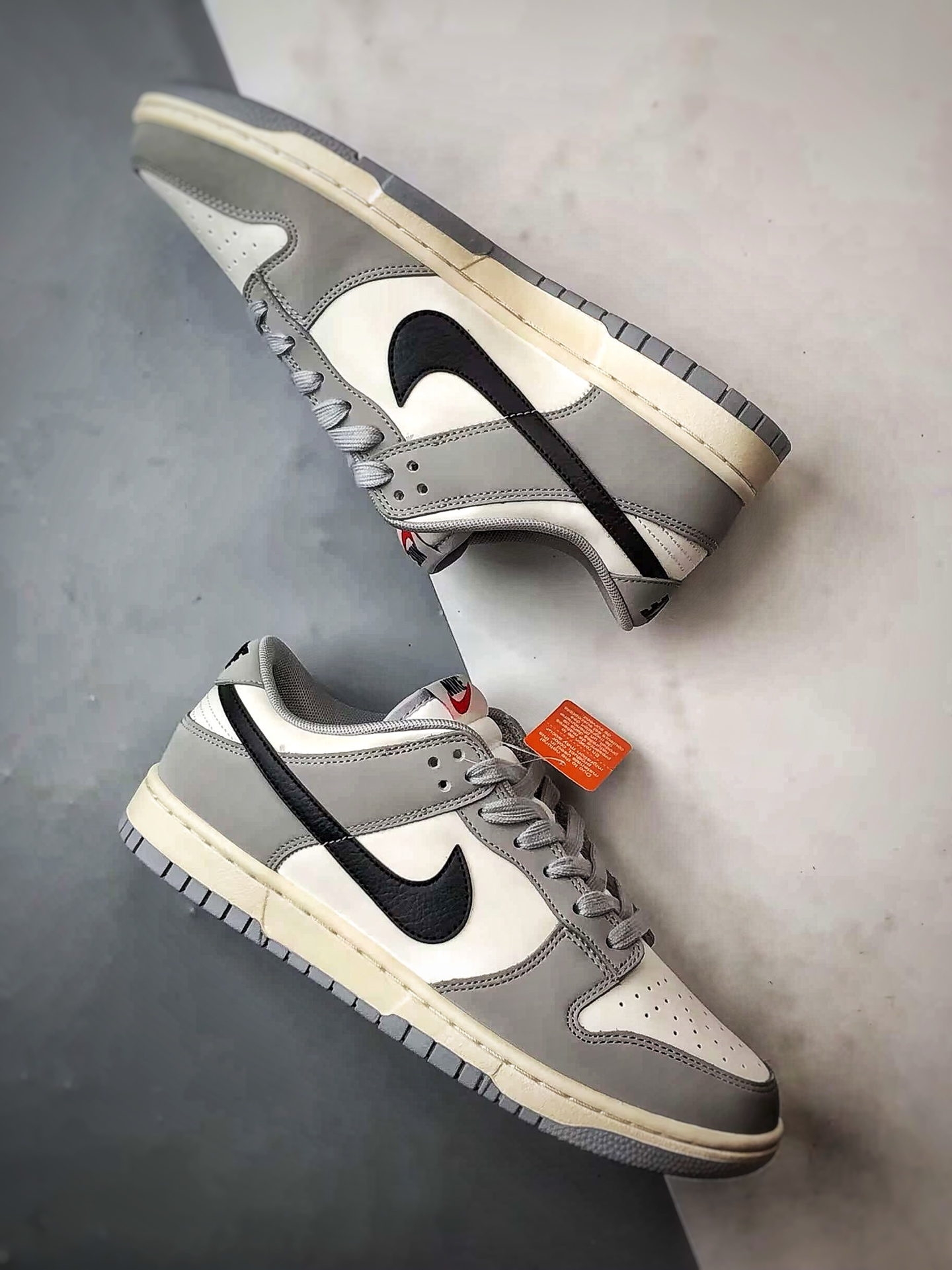 NK Dunk Low 灰白黑 低帮复古休闲运动滑板鞋 IB3079-101