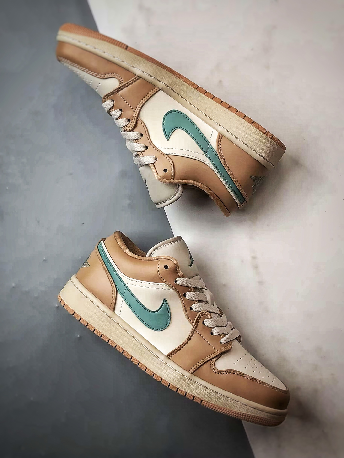 Air Jordan 1 Low 浅棕绿 DC0774-130