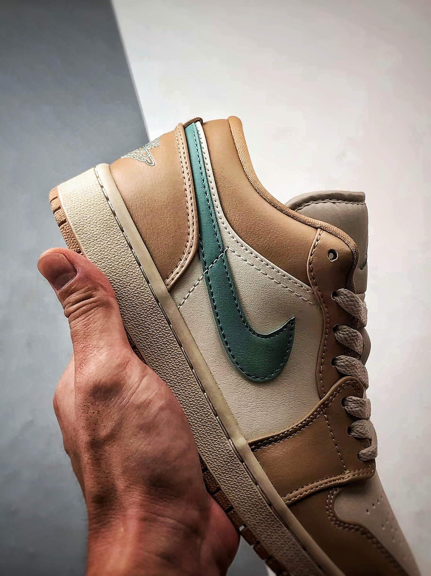 Air Jordan 1 Low 浅棕绿 DC0774-130