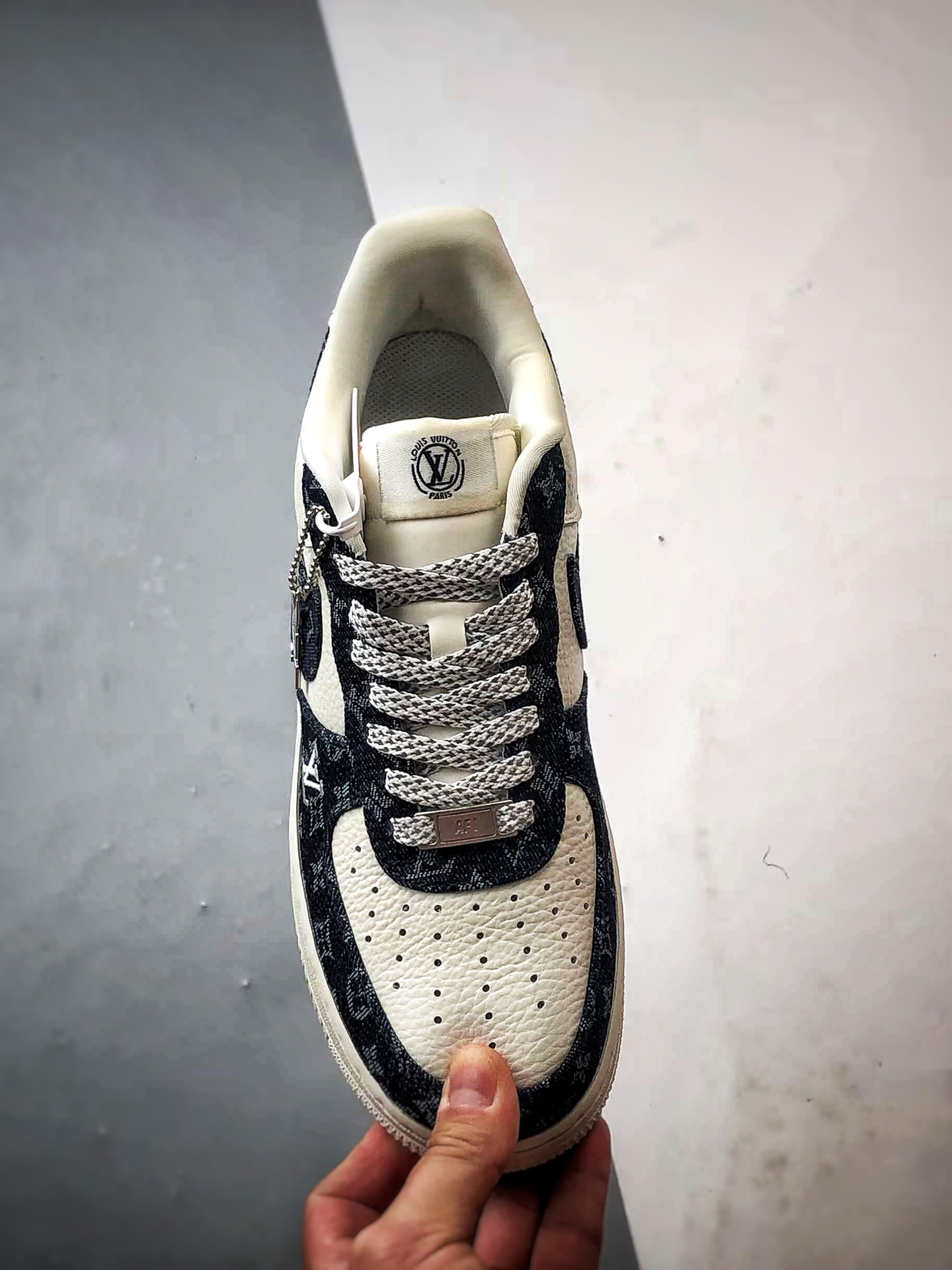 LV x Air Force 1 Low 白黑牛仔 SC0601-553