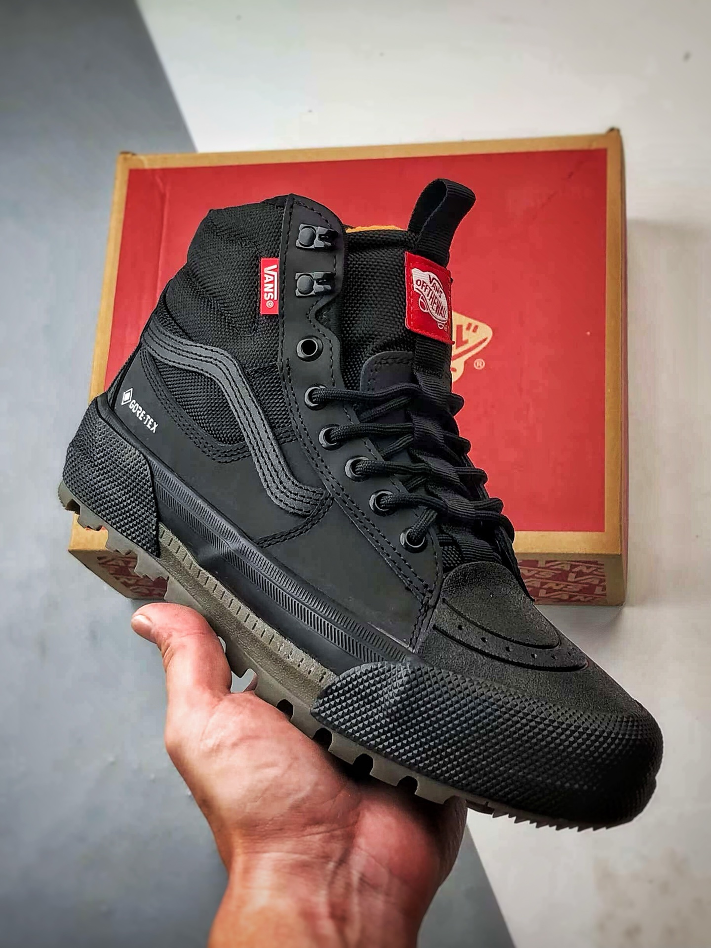 Vans SK8 Gore-Tex Mte-3 黑色 万斯官方新品 高帮越野户外靴