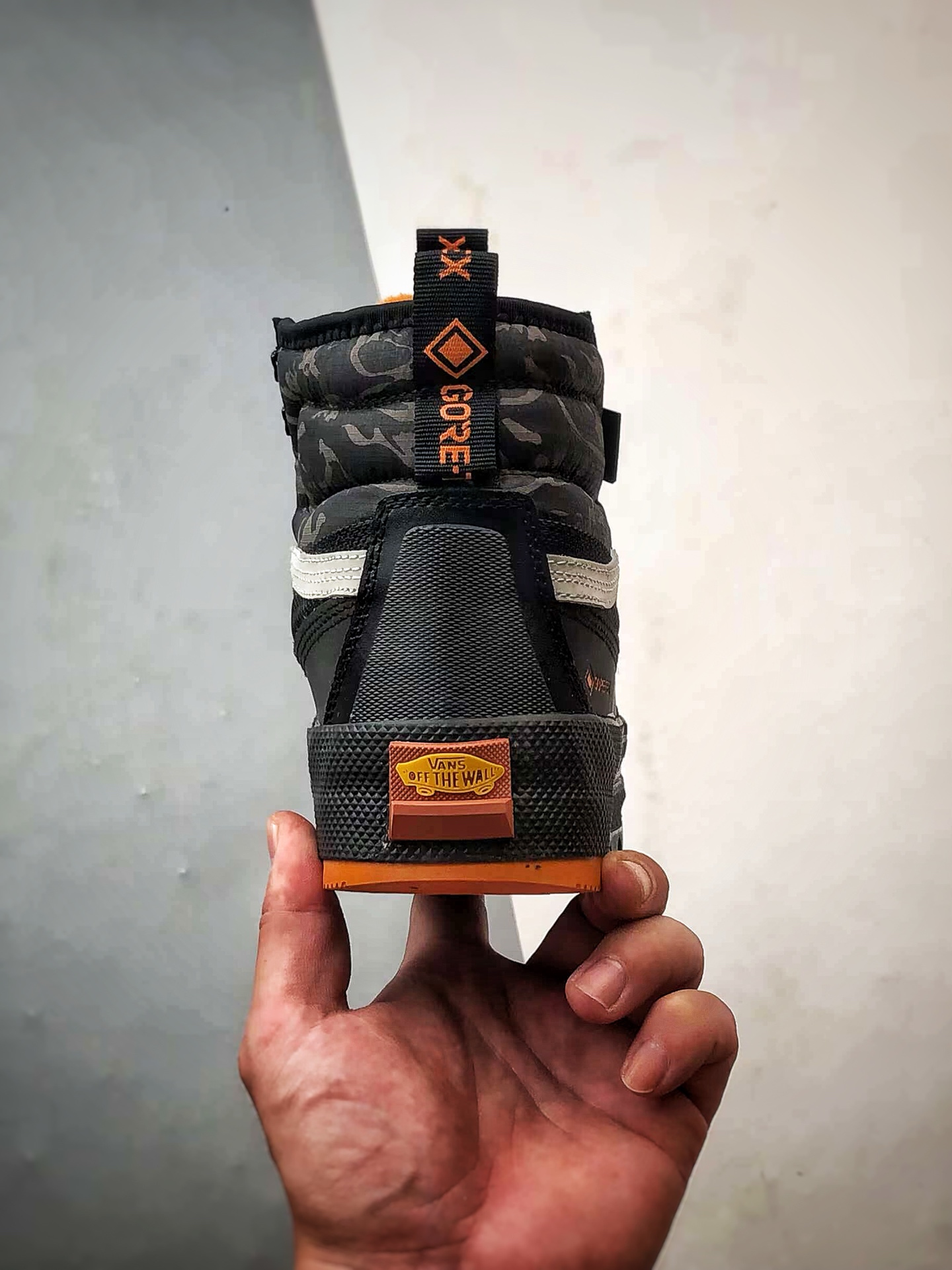Vans SK8 Gore-Tex Mte-3 黑白橙 万斯官方新品 高帮越野户外靴