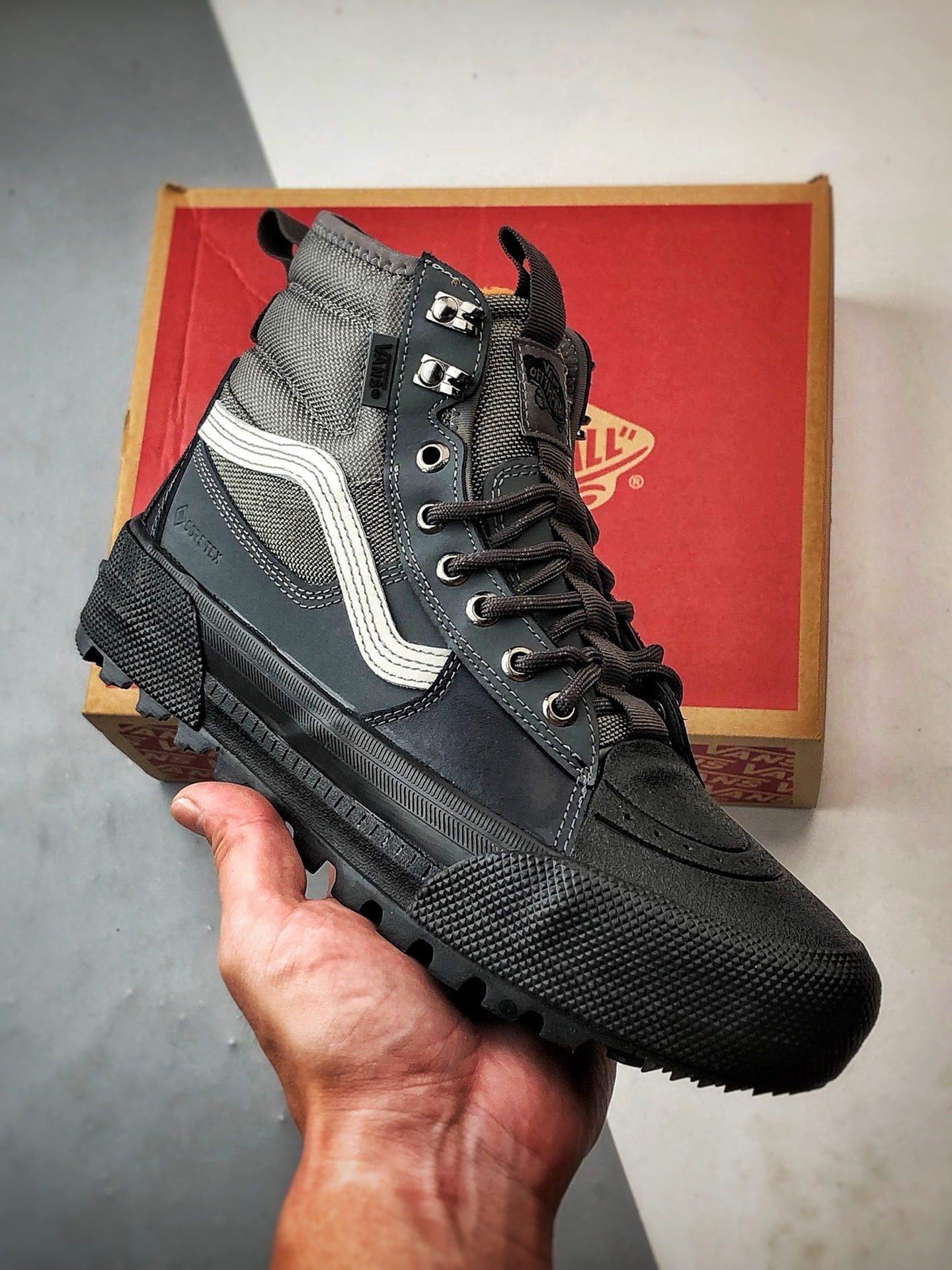 Vans SK8 Gore-Tex Mte-3 黑灰色 万斯官方新品 高帮越野户外靴