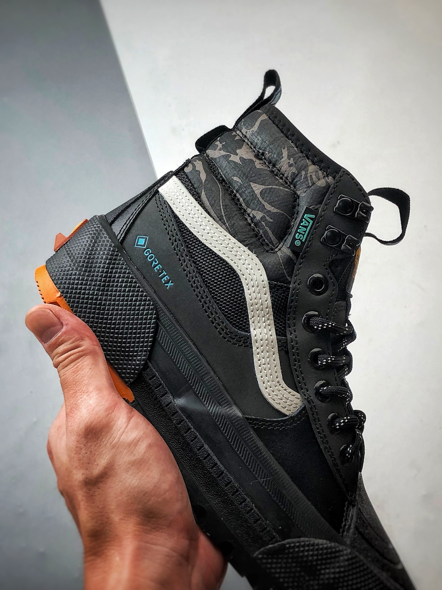Vans SK8 Gore-Tex Mte-3 黑白蓝 万斯官方新品 高帮越野户外靴