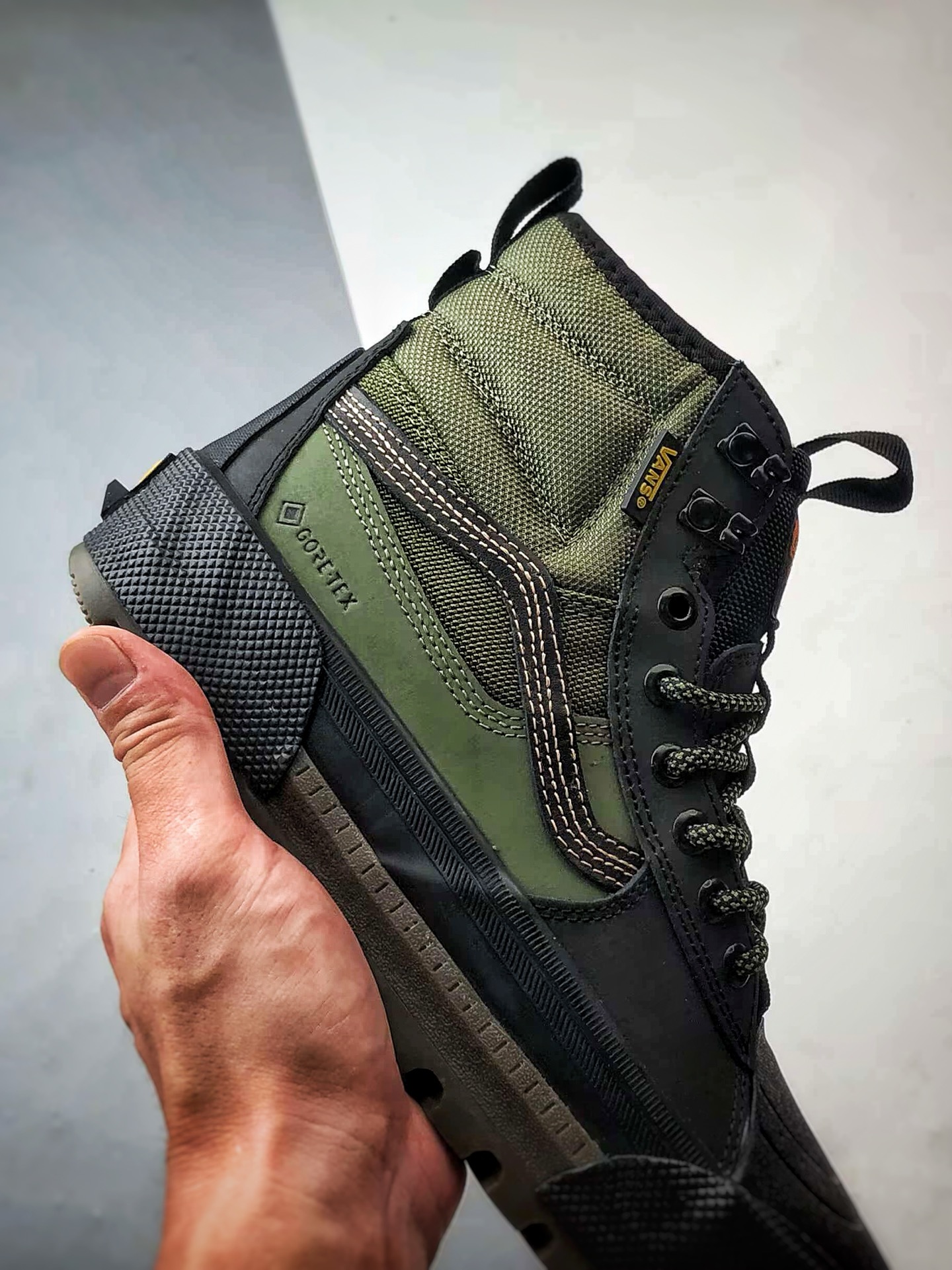Vans SK8 Gore-Tex Mte-3 黑绿色 万斯官方新品 高帮越野户外靴
