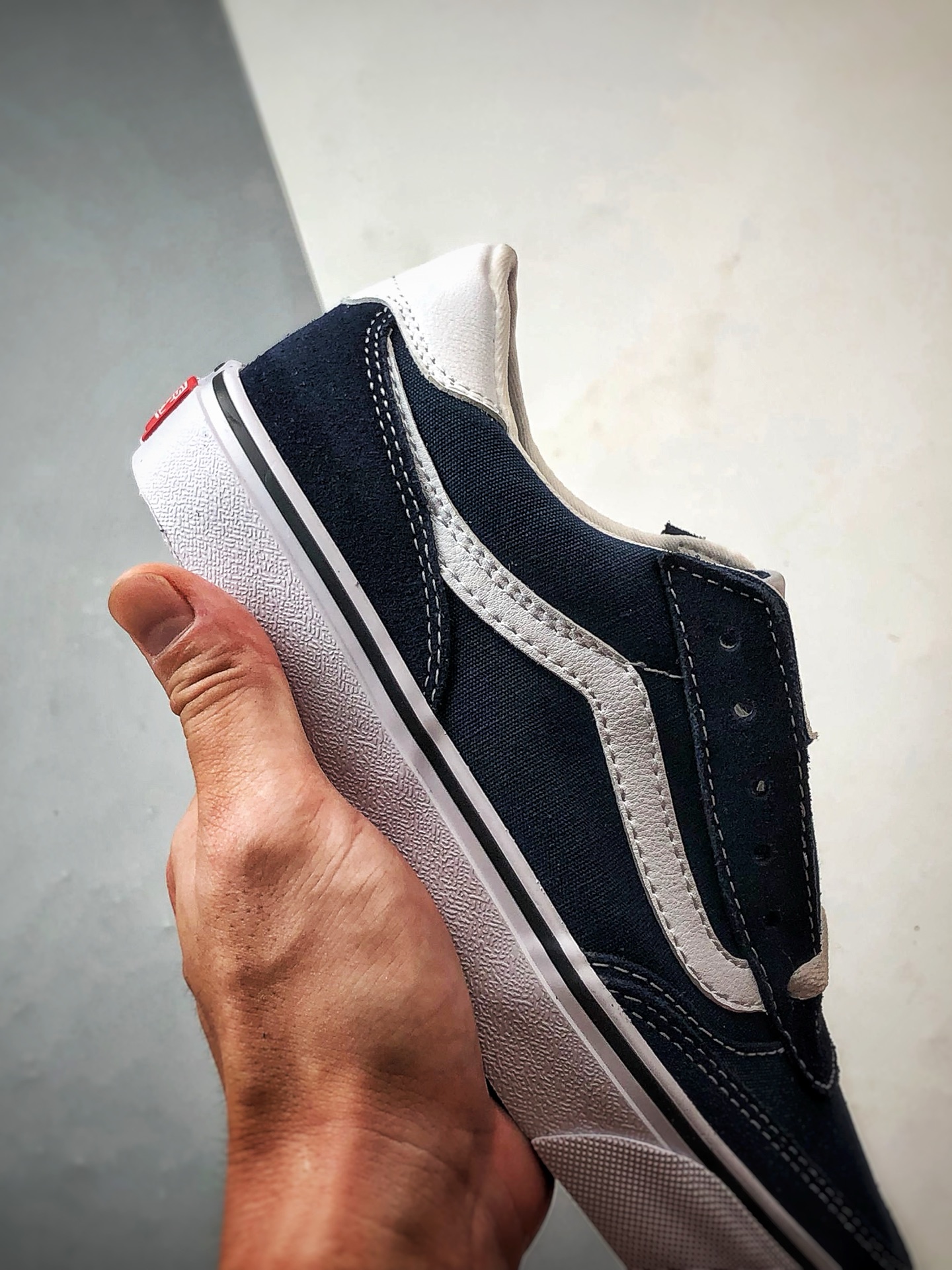 Vans Brooklyn LS 蓝色 万斯官方 硫化简约复古板鞋 VN000D7QLKZ