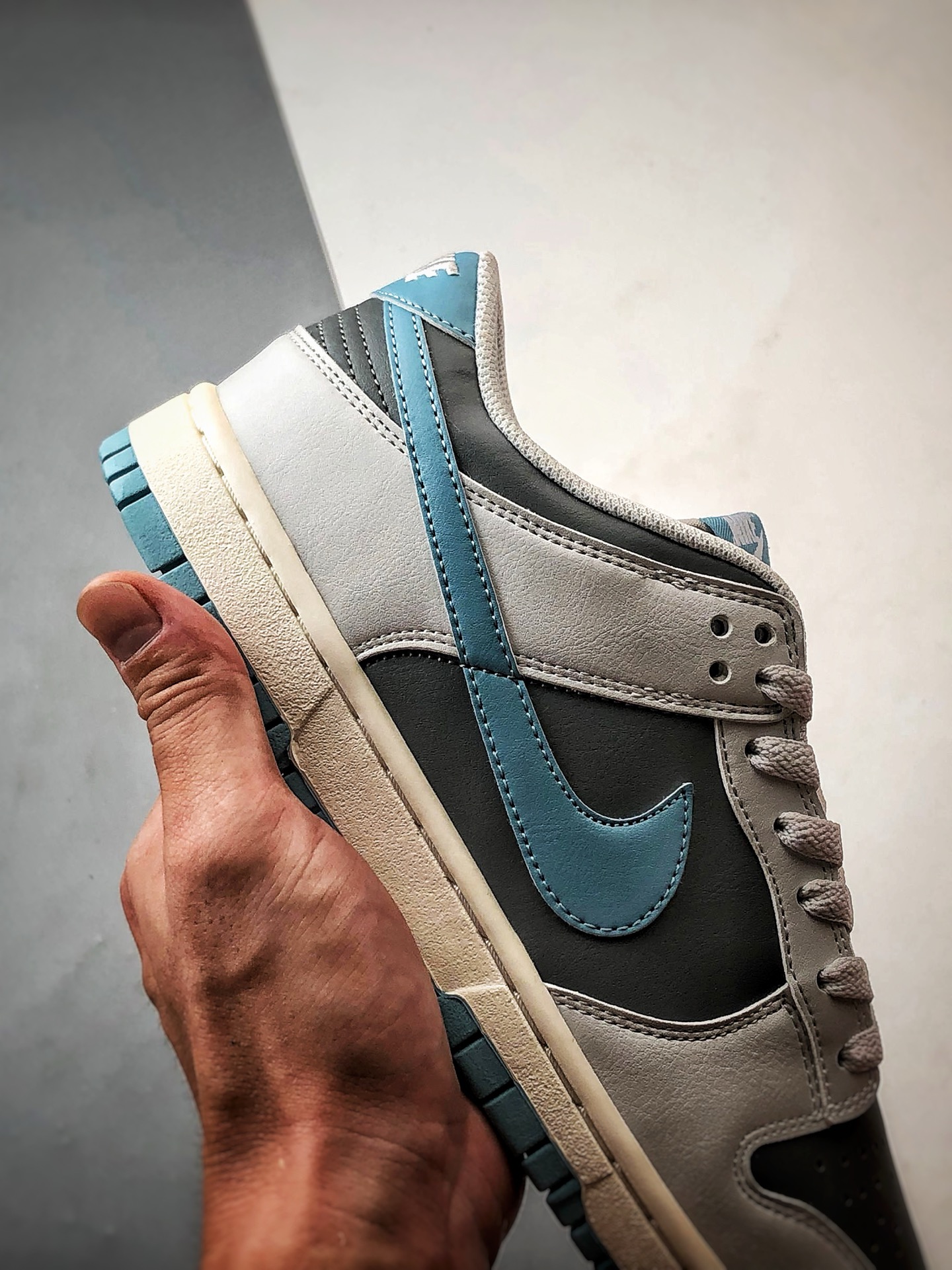 性价比触顶 同价区间无对手 NK Dunk Low 蓝灰色 低帮复古休闲运动滑板鞋 HF5441-001