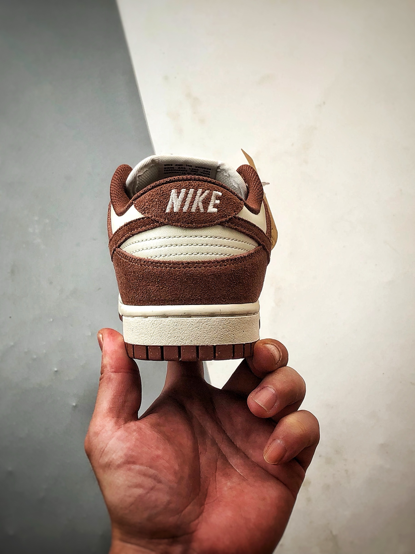 性价比触顶 同价区间无对手 NK Dunk Low 白褐色 低帮复古休闲运动滑板鞋 HJ7673-001
