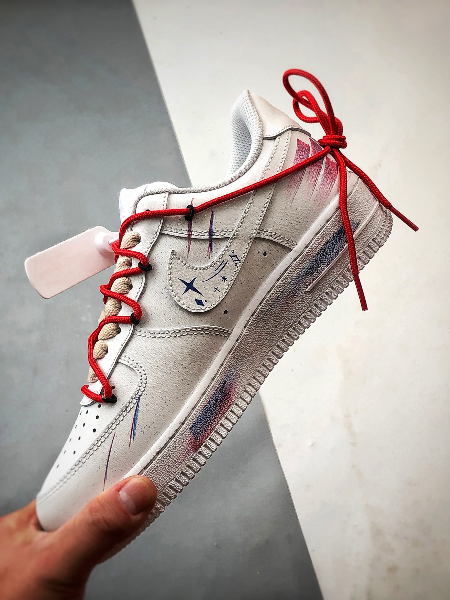 Air Force 1 '07 Low 双子座解构 十二星座手绘涂鸦系列 空军一号定制板鞋 521-621
