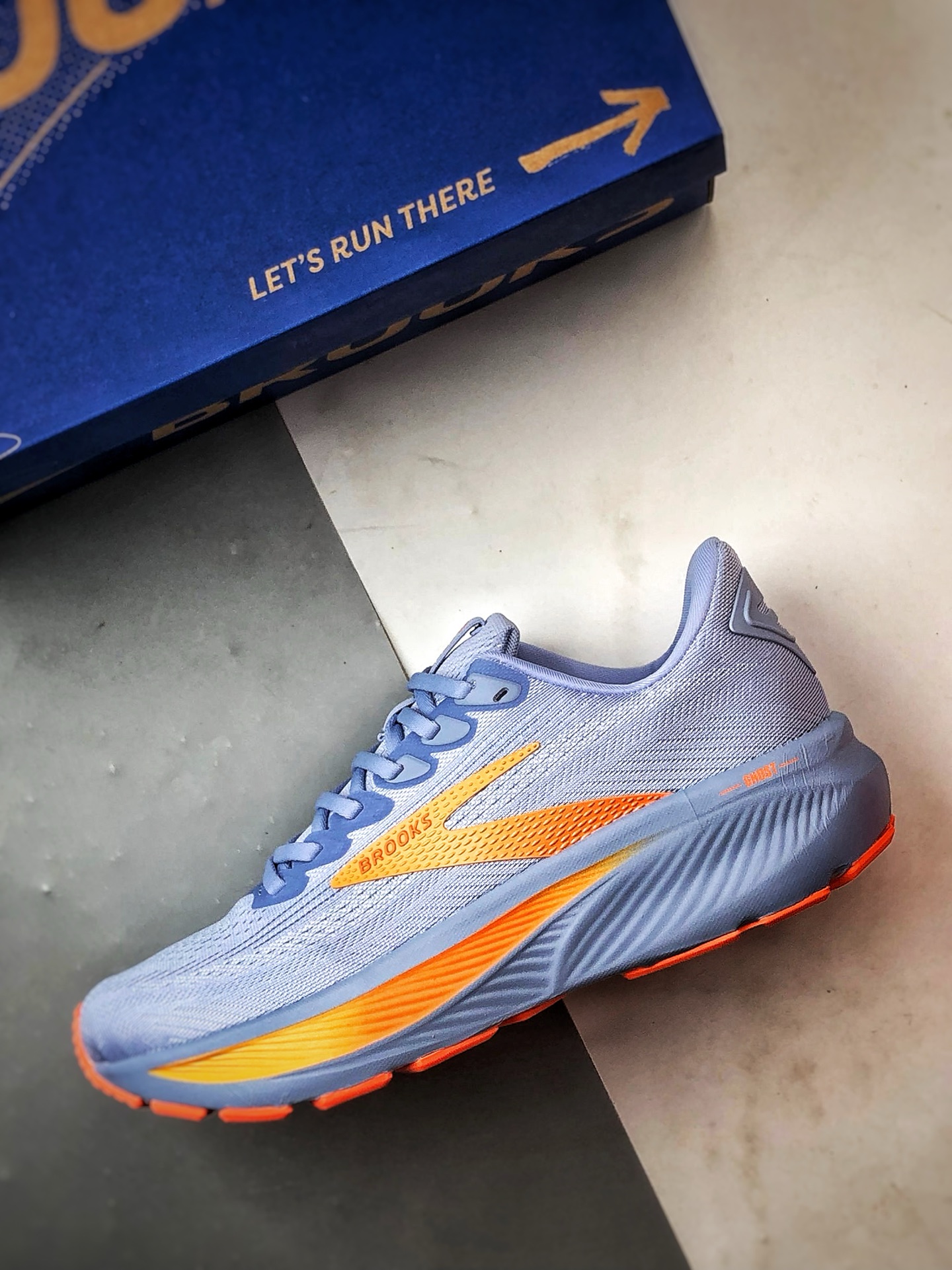 210 Brooks/布鲁克斯 Ghost17 蓝色 幽灵17时尚舒适休闲跑步鞋
